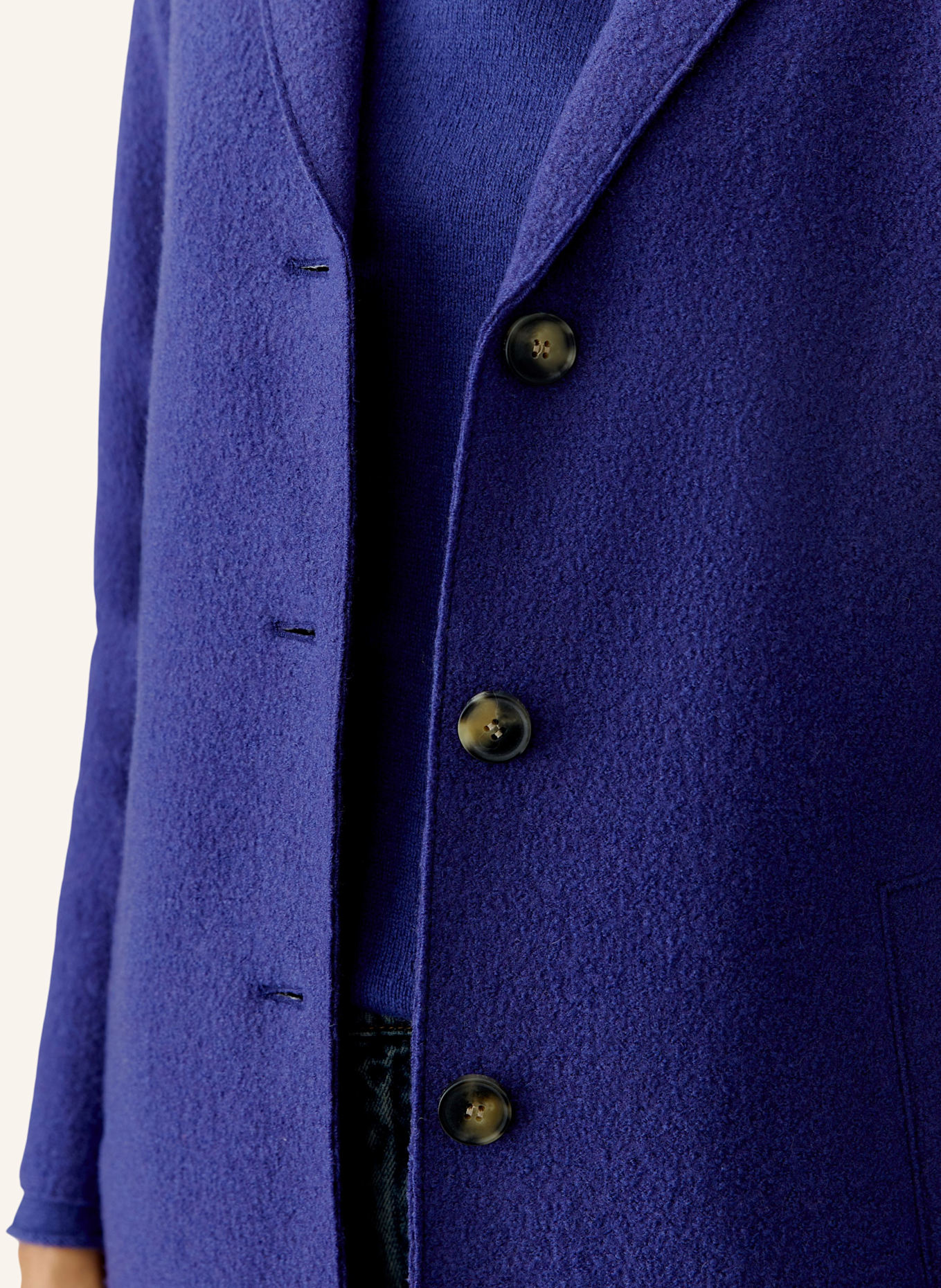 oui Mantel MAYSON: BLAU