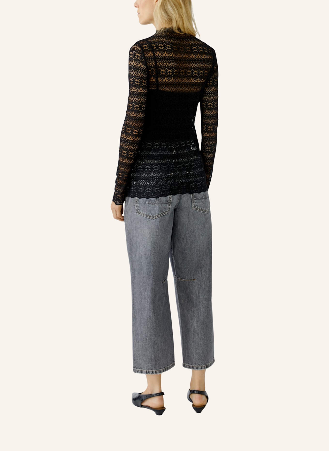 oui Longsleeve: SCHWARZ