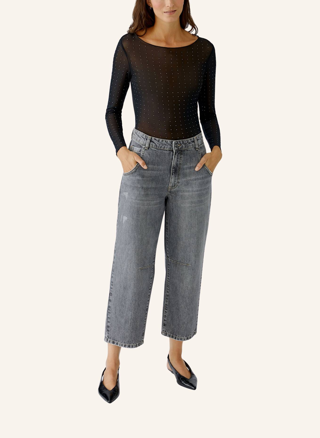 oui Longsleeve: SCHWARZ