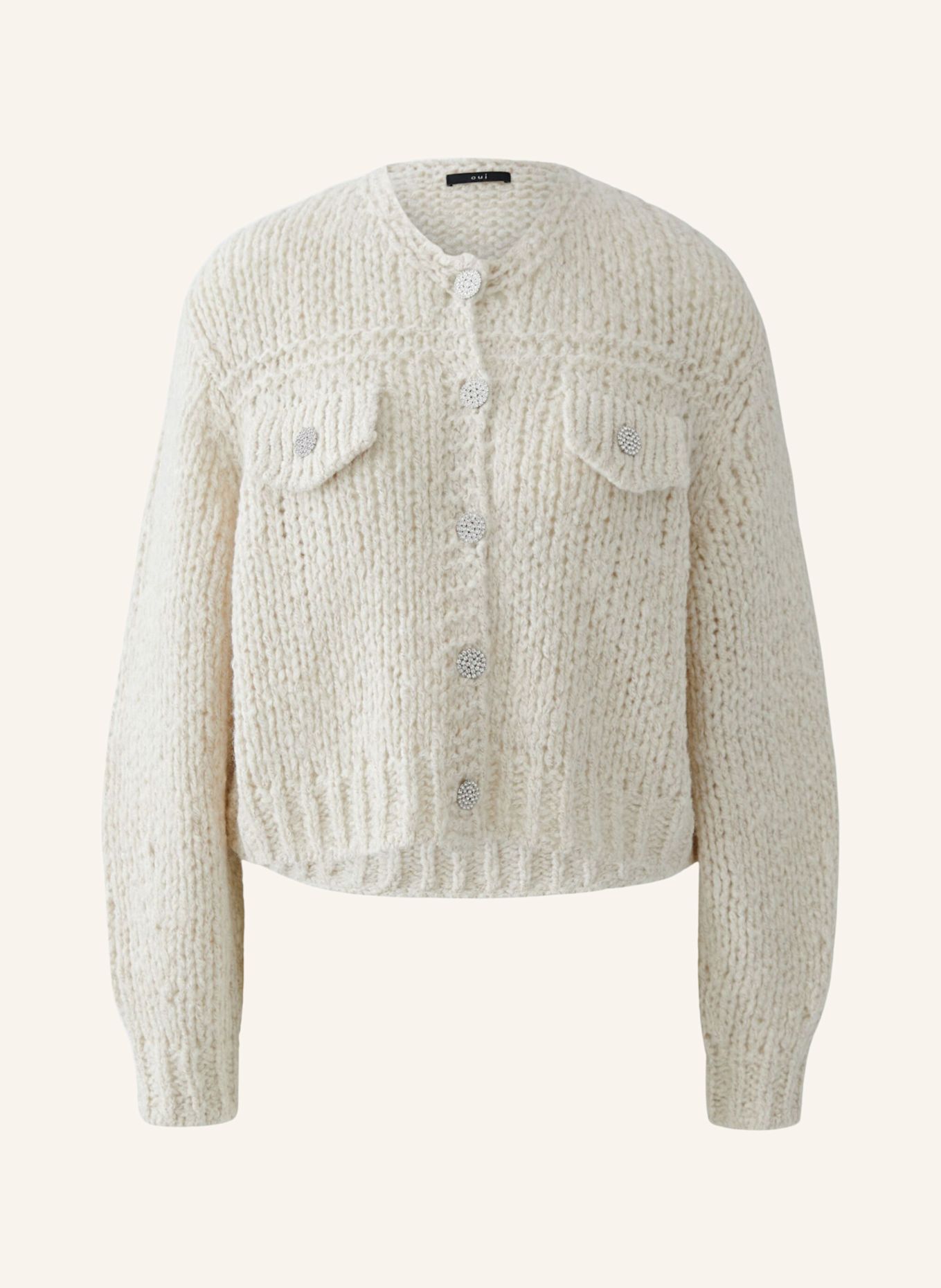oui Strickjacke: BEIGE