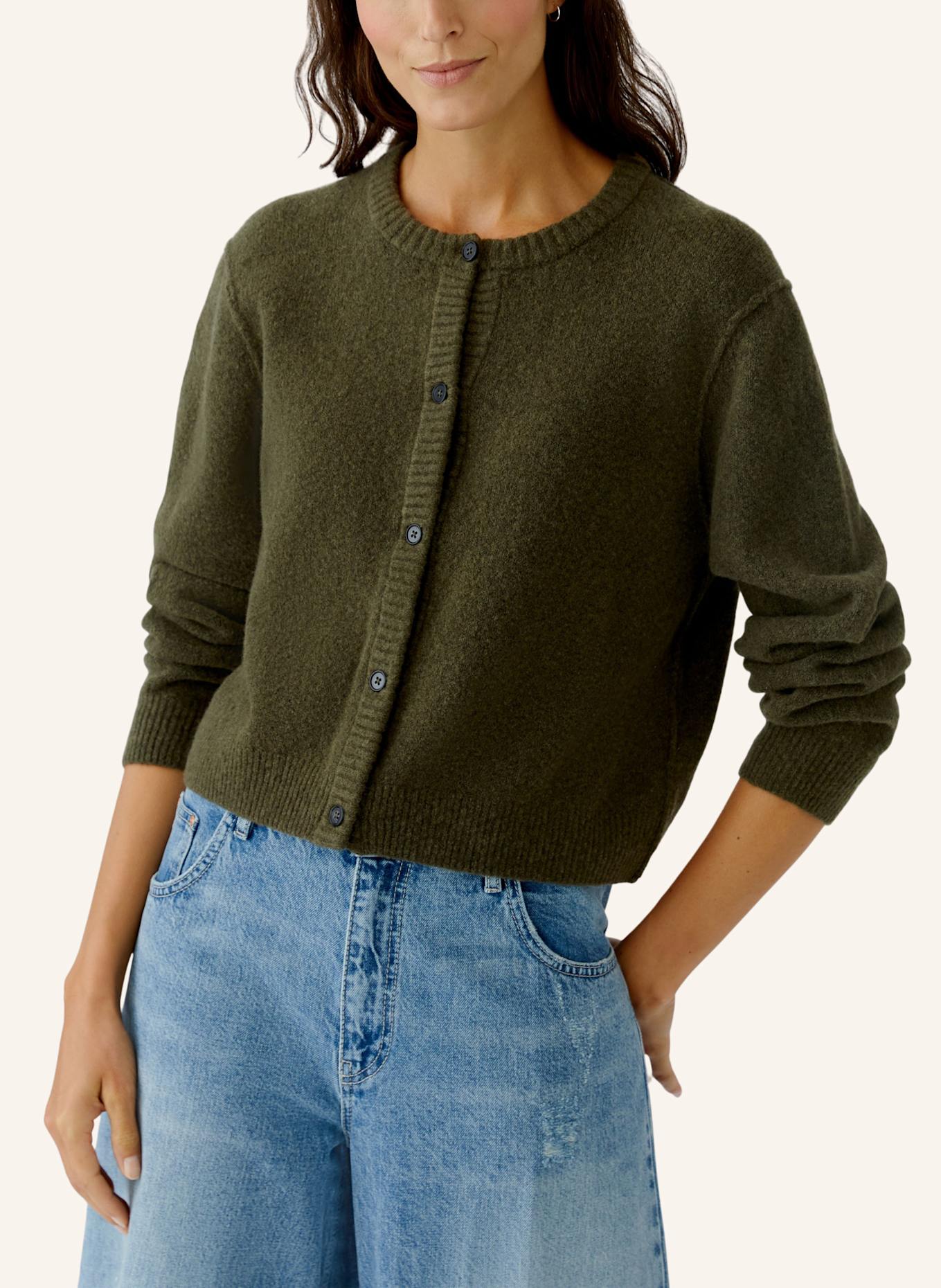 oui Strickjacke ILAYA: GRÜN