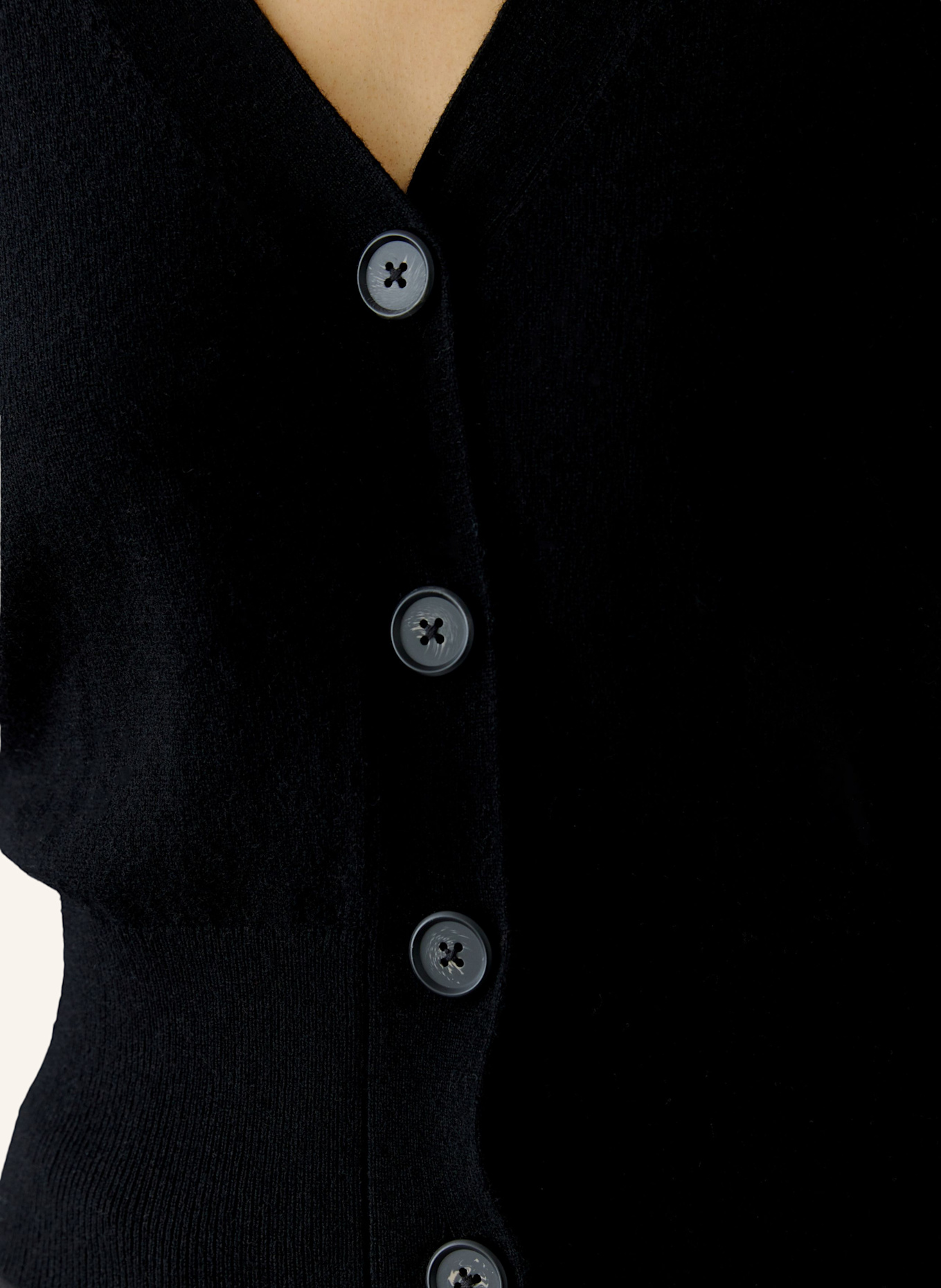 oui Strickjacke: SCHWARZ