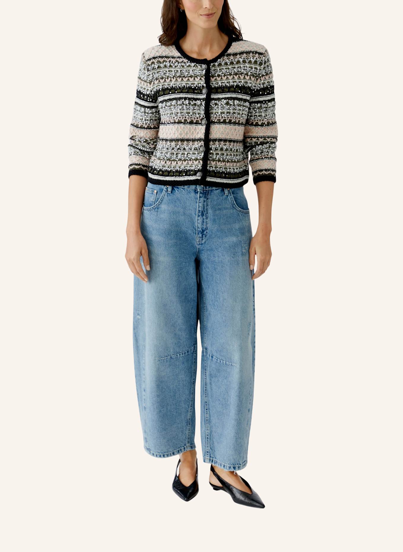 oui Strickjacke: GRÜN