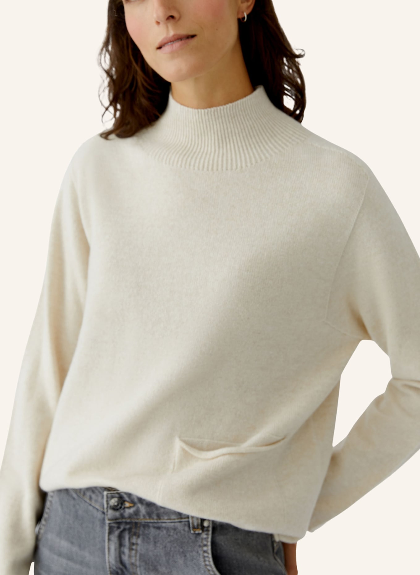 oui Pullover: BEIGE