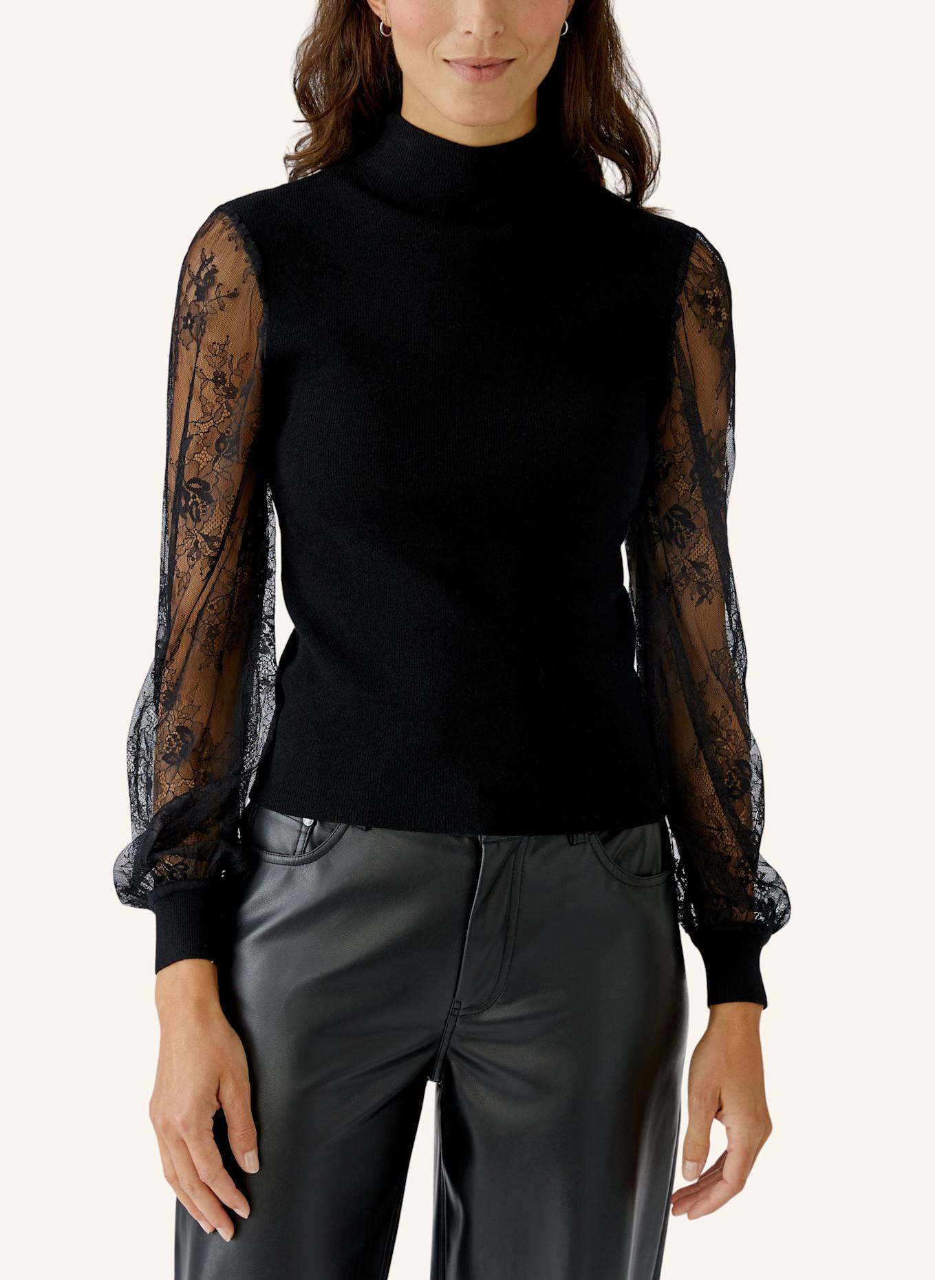 oui Pullover: SCHWARZ