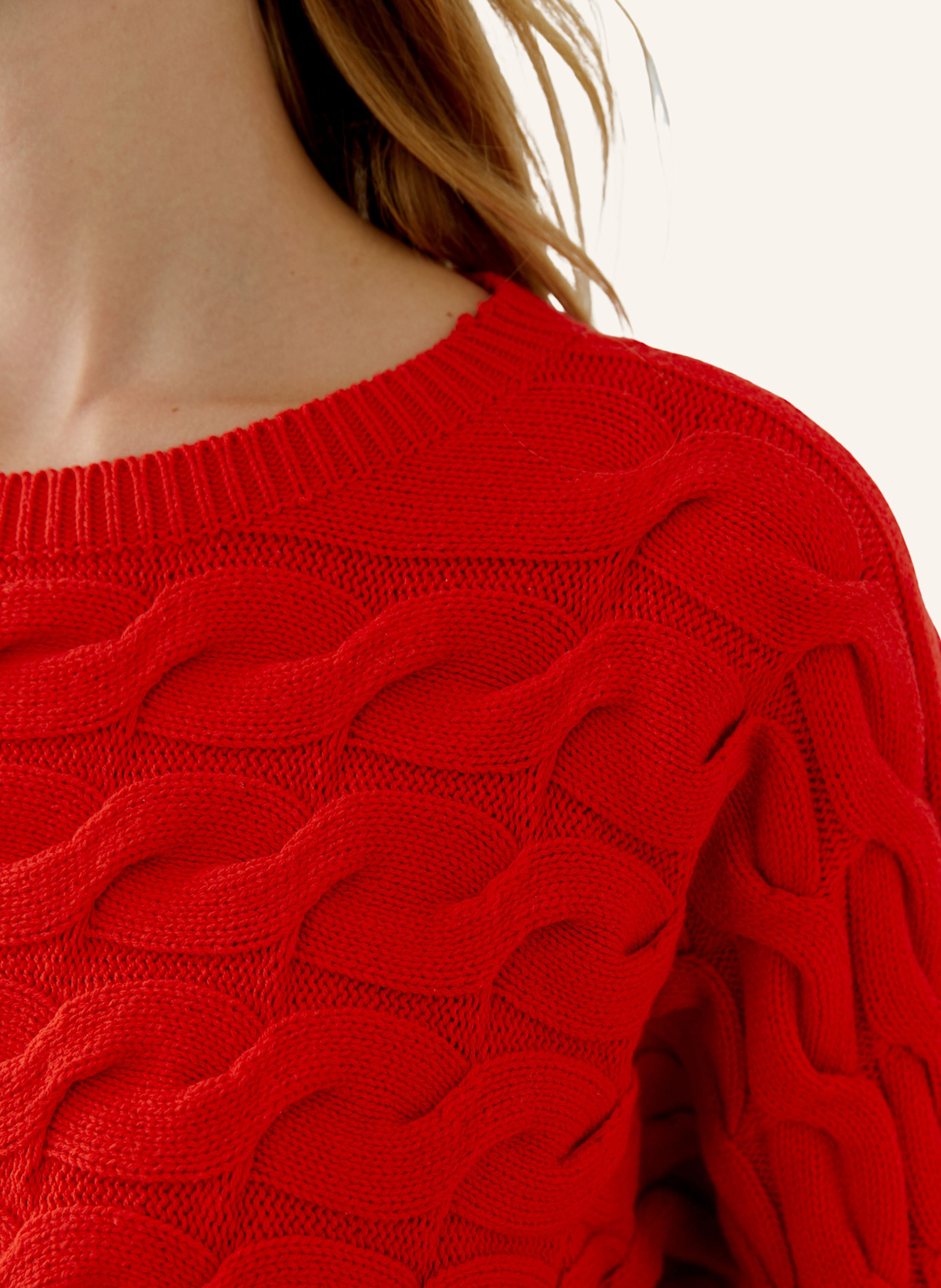oui Pullover SIRAH: ROT