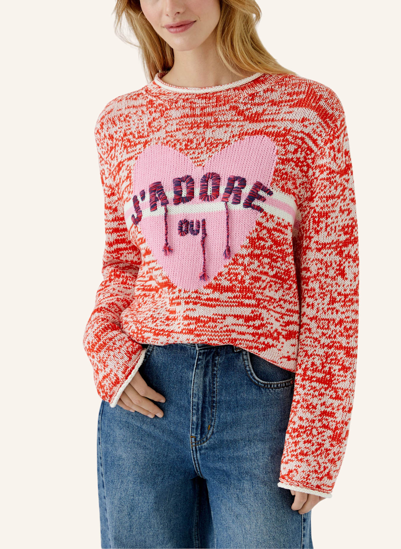 oui Pullover: ROT