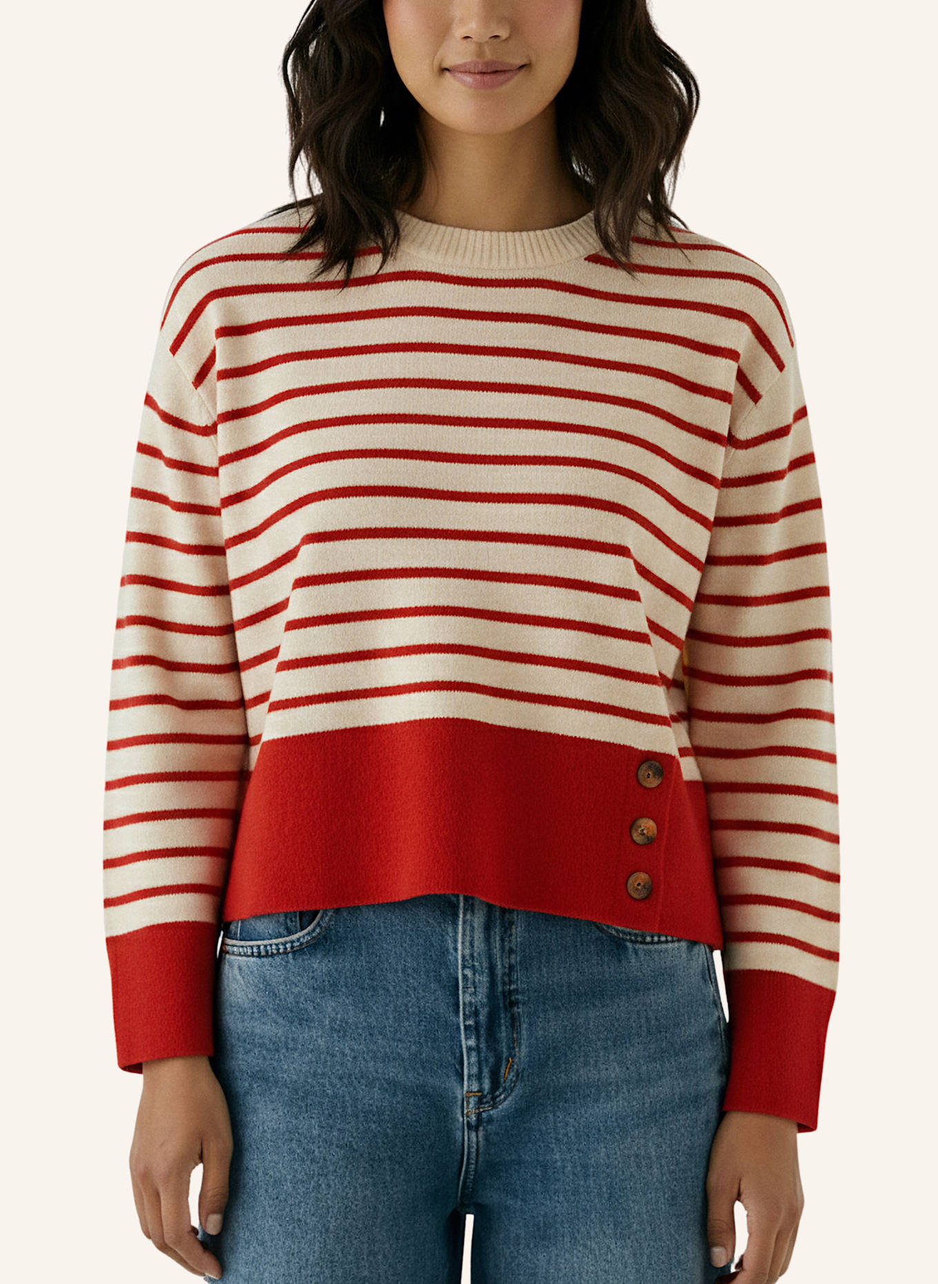 oui Pullover: ROT