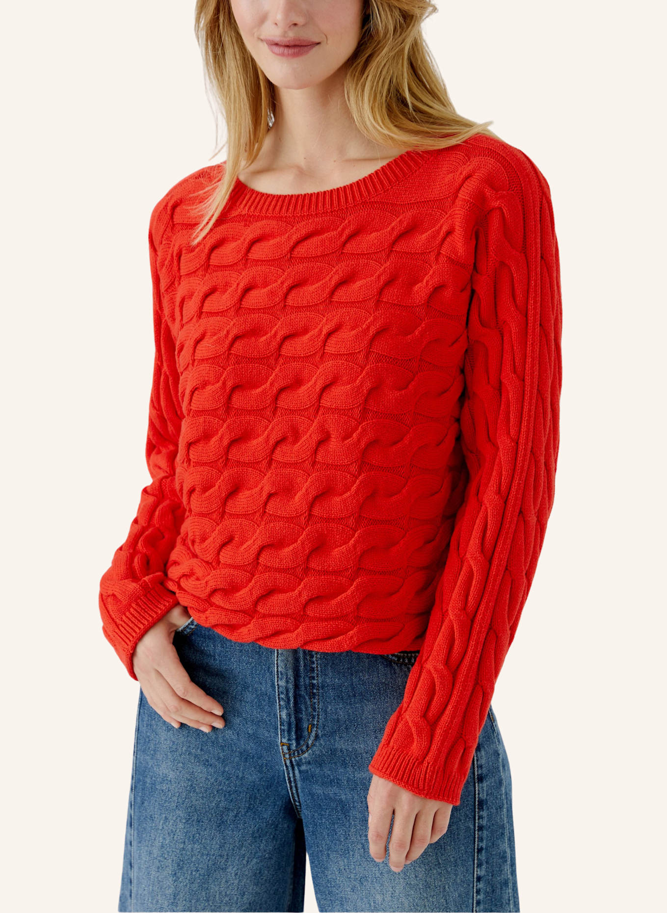 oui Pullover SIRAH: ROT
