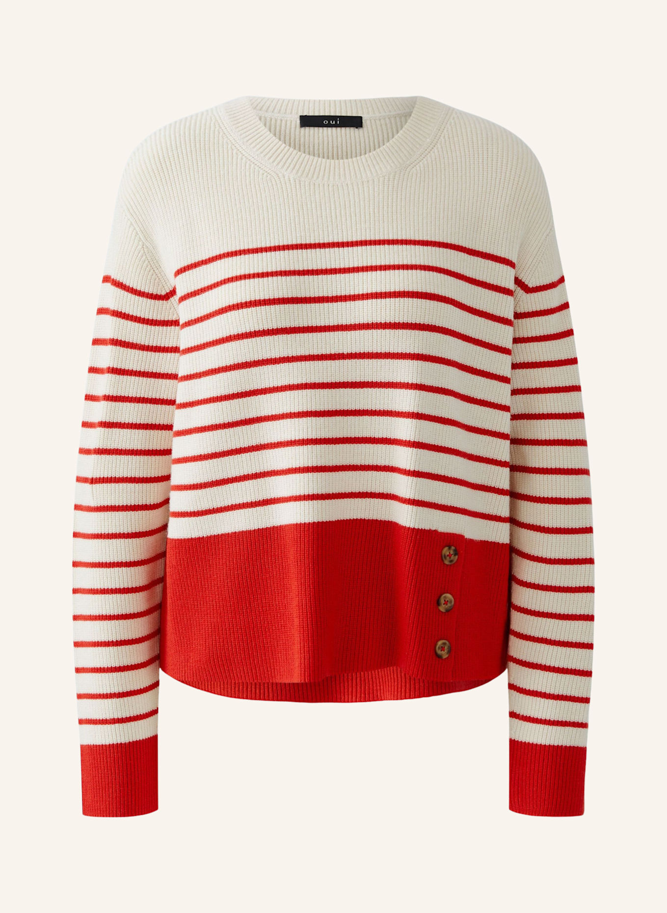 oui Pullover: ROT