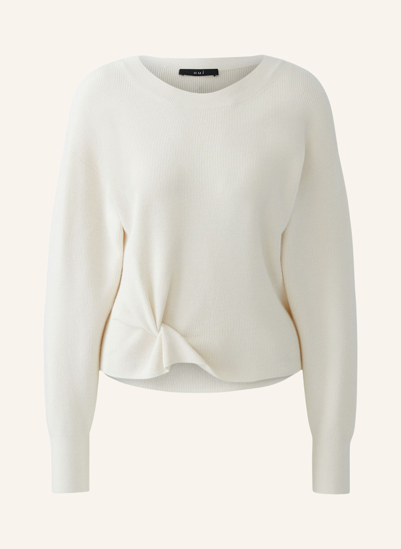 oui Pullover: BEIGE