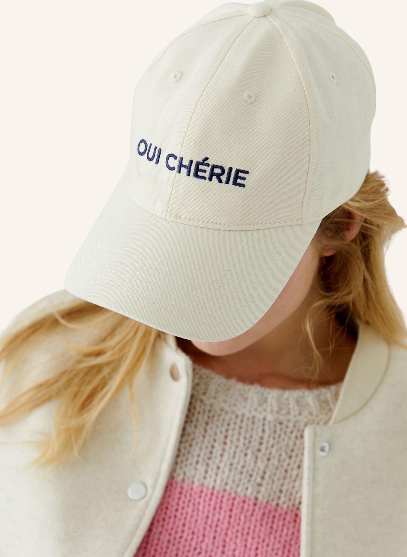 oui Oui Cap: BEIGE