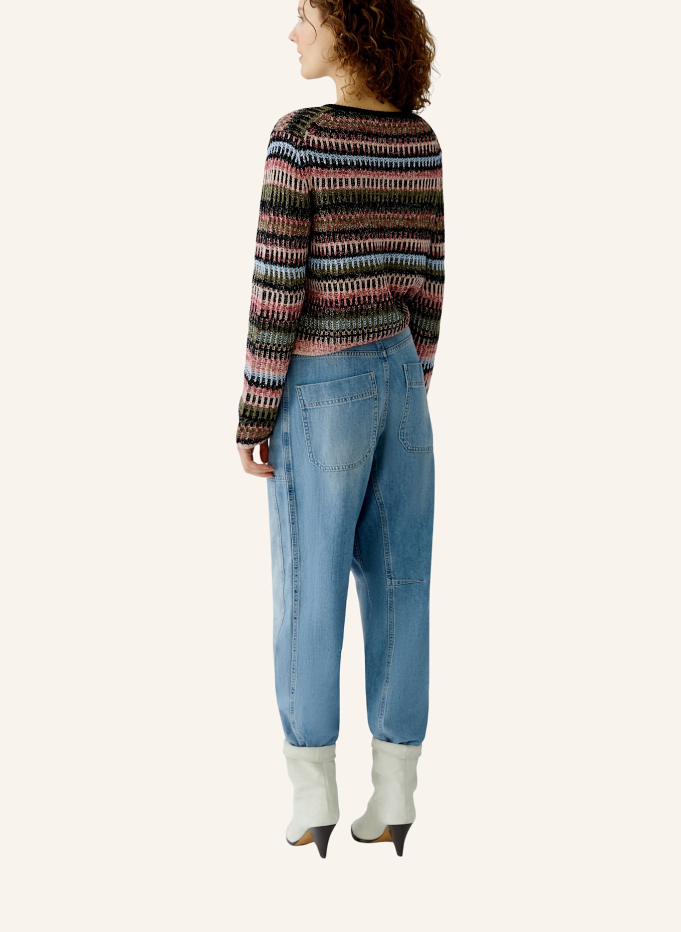 oui Strickjacke: SCHWARZ