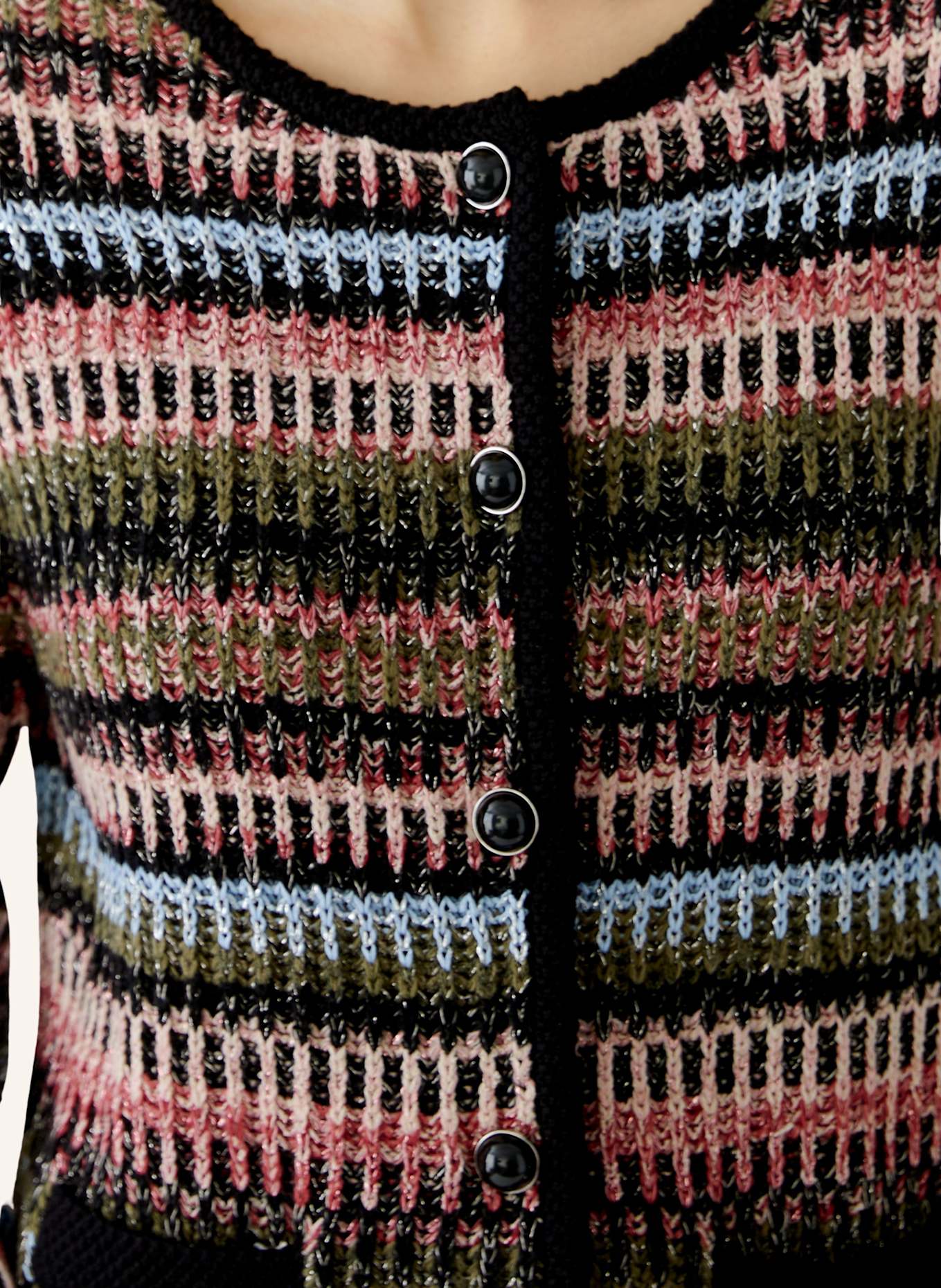 oui Strickjacke: SCHWARZ