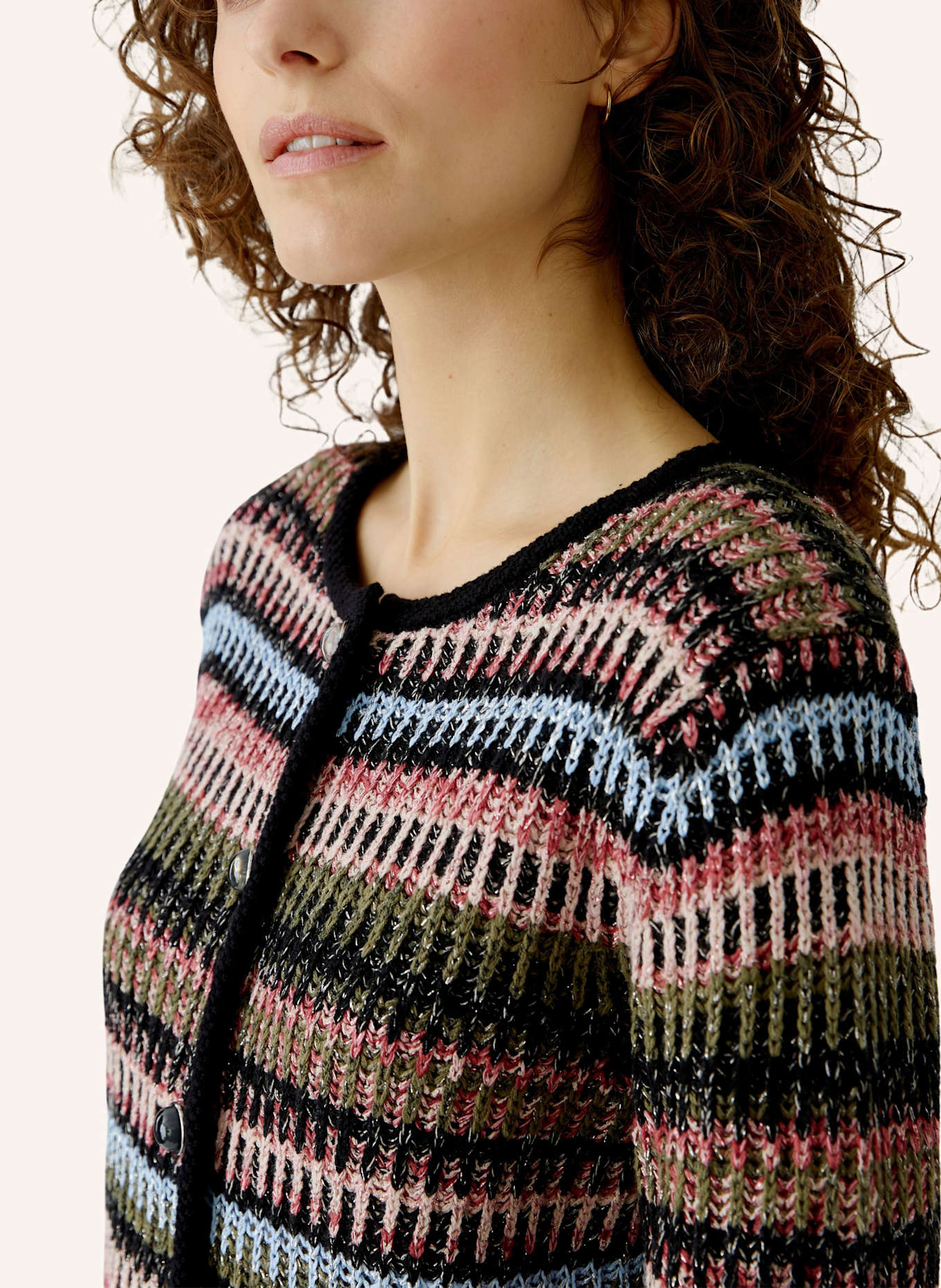 oui Strickjacke: SCHWARZ