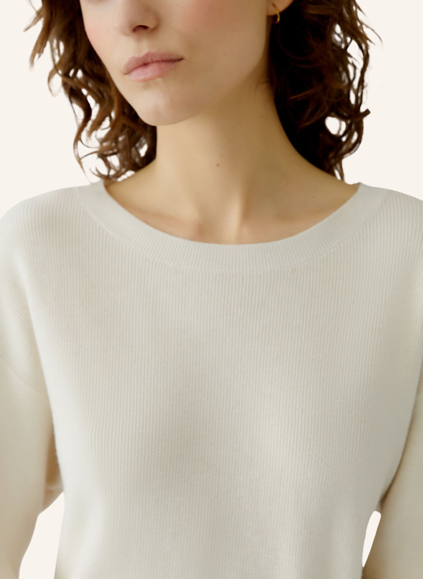 oui Pullover: BEIGE