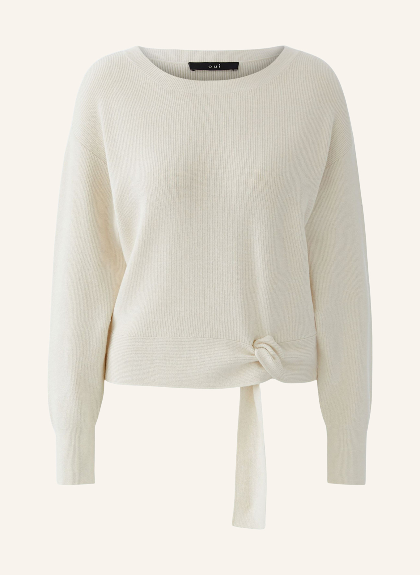 oui Pullover: BEIGE