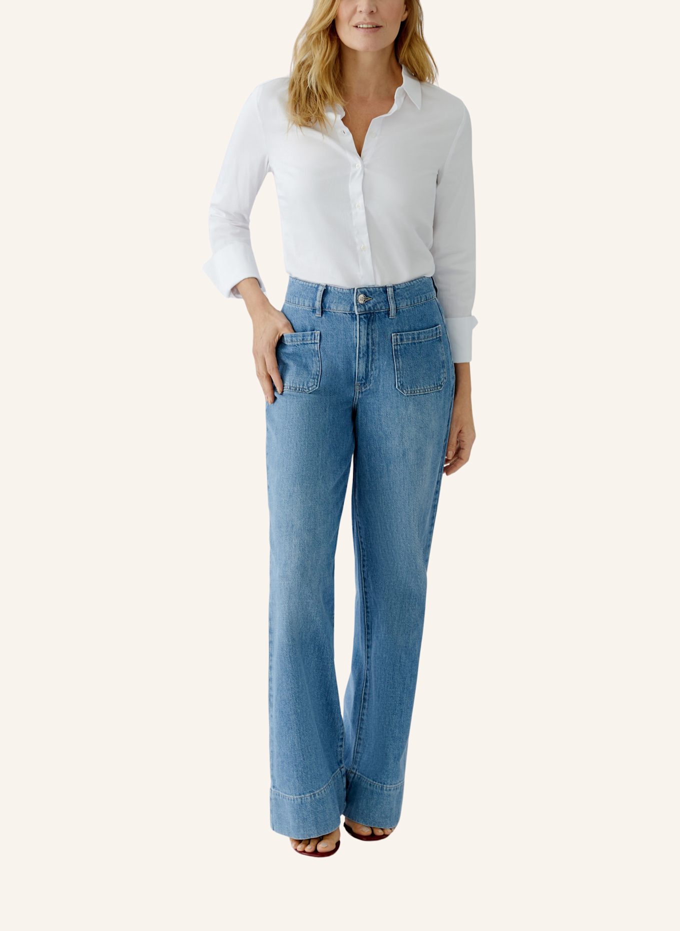 oui Jeans: BLAU