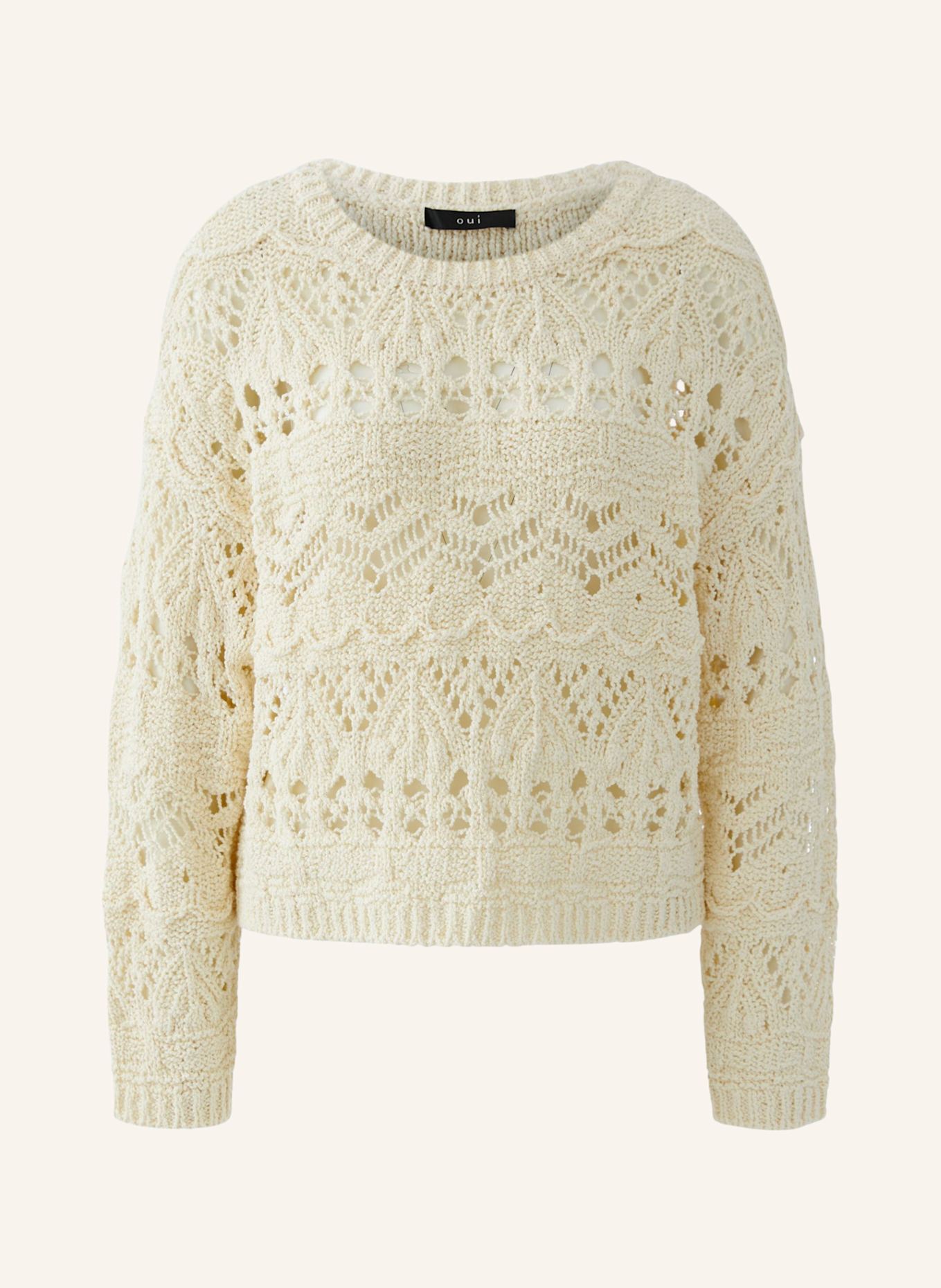 oui Pullover: BEIGE