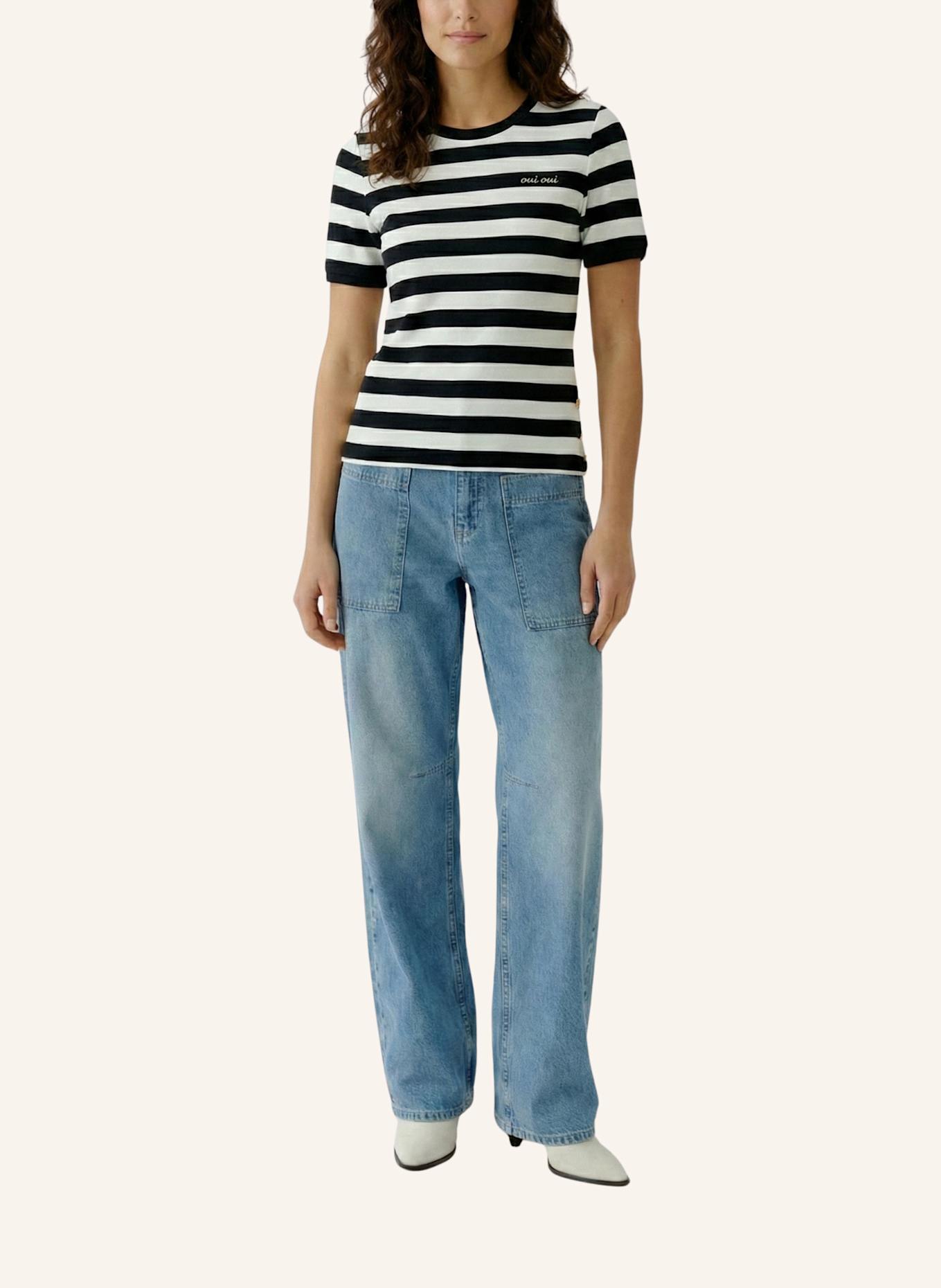 oui T-Shirt: WEISS/ SCHWARZ