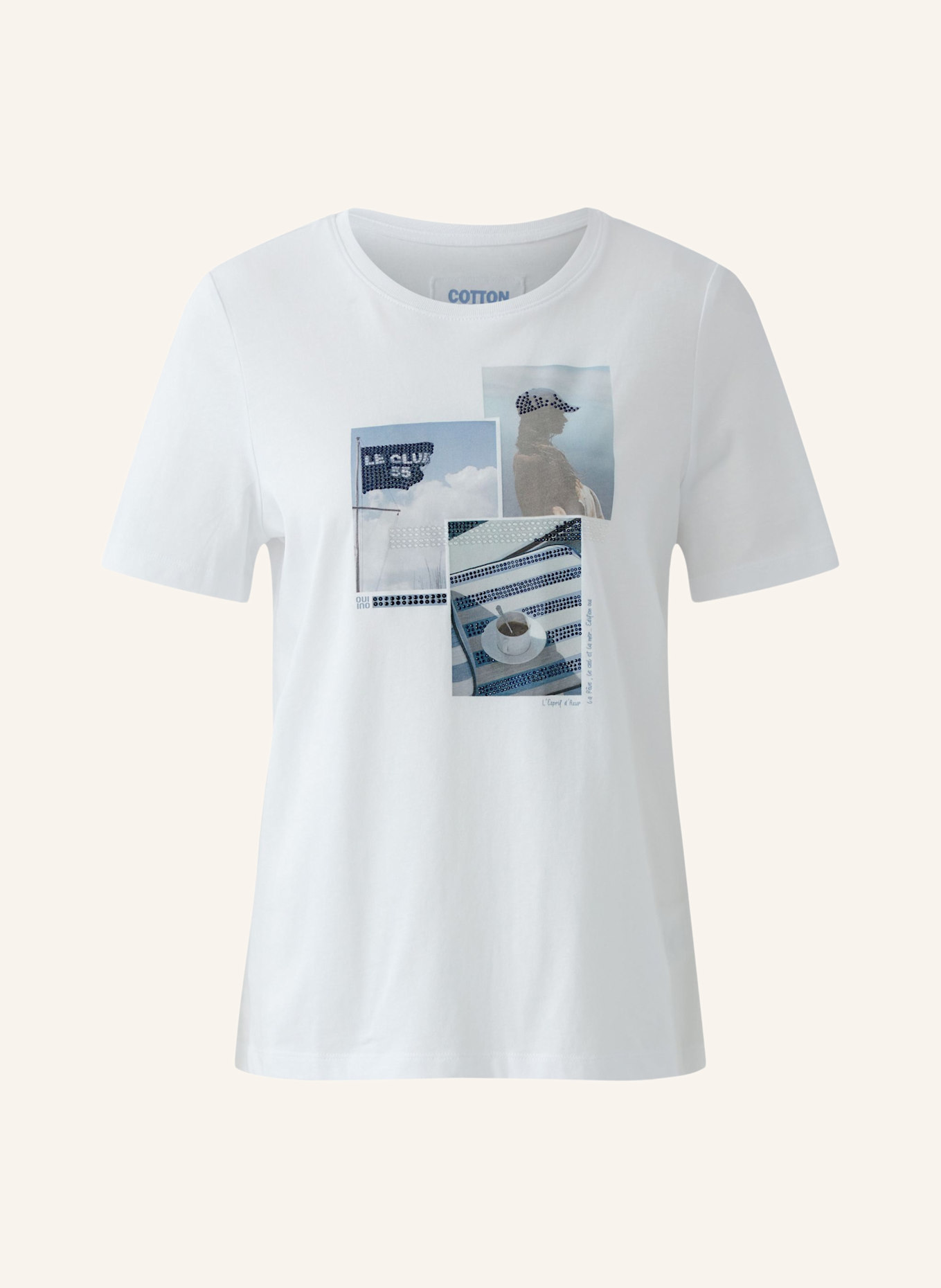oui T-Shirt: WEISS