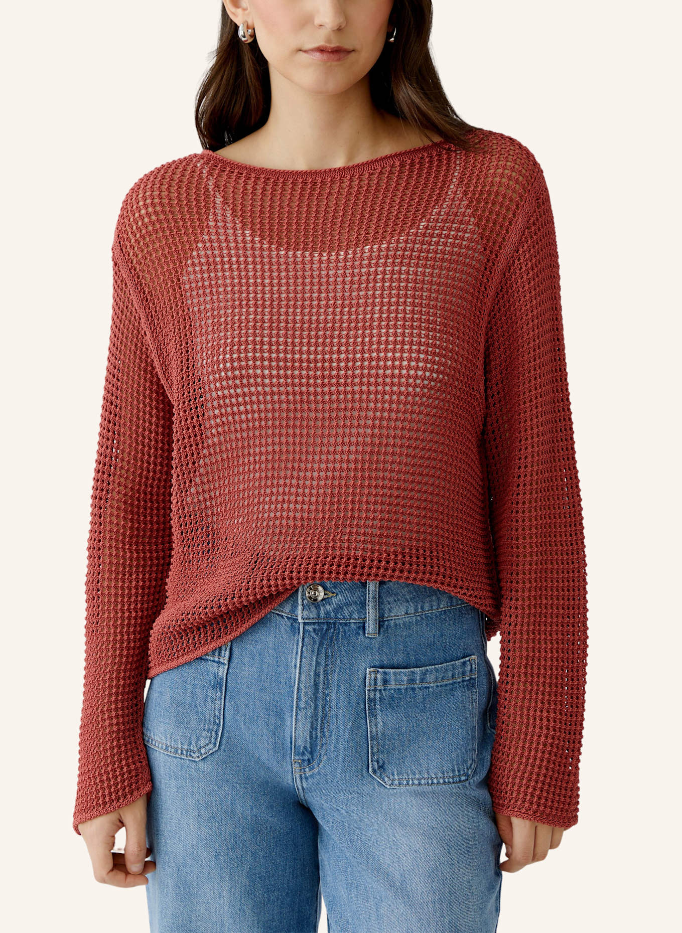 oui Pullover: ROT