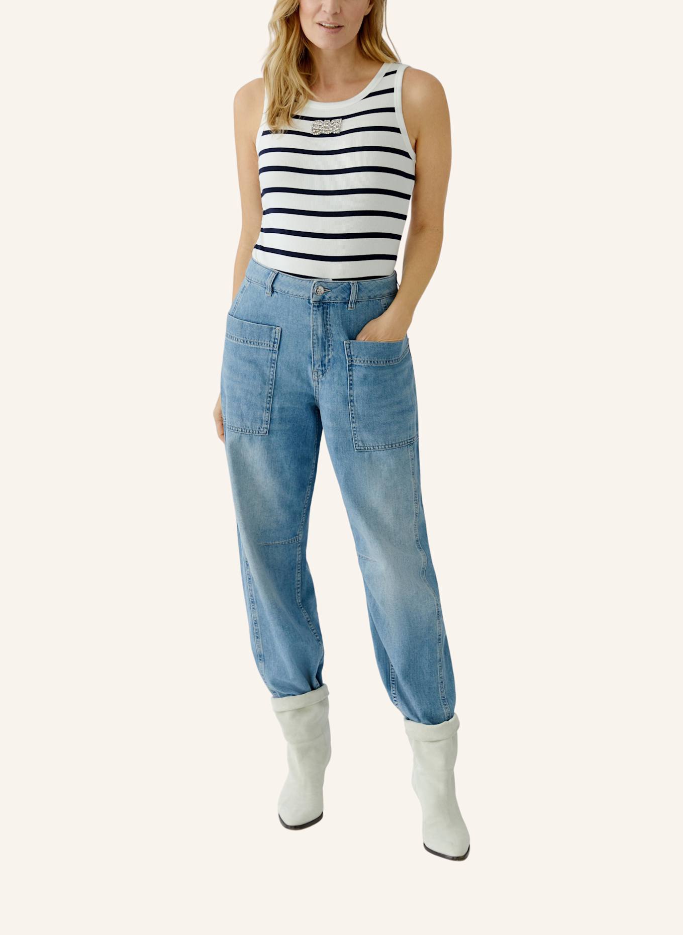 oui Top: WEISS/ BLAU