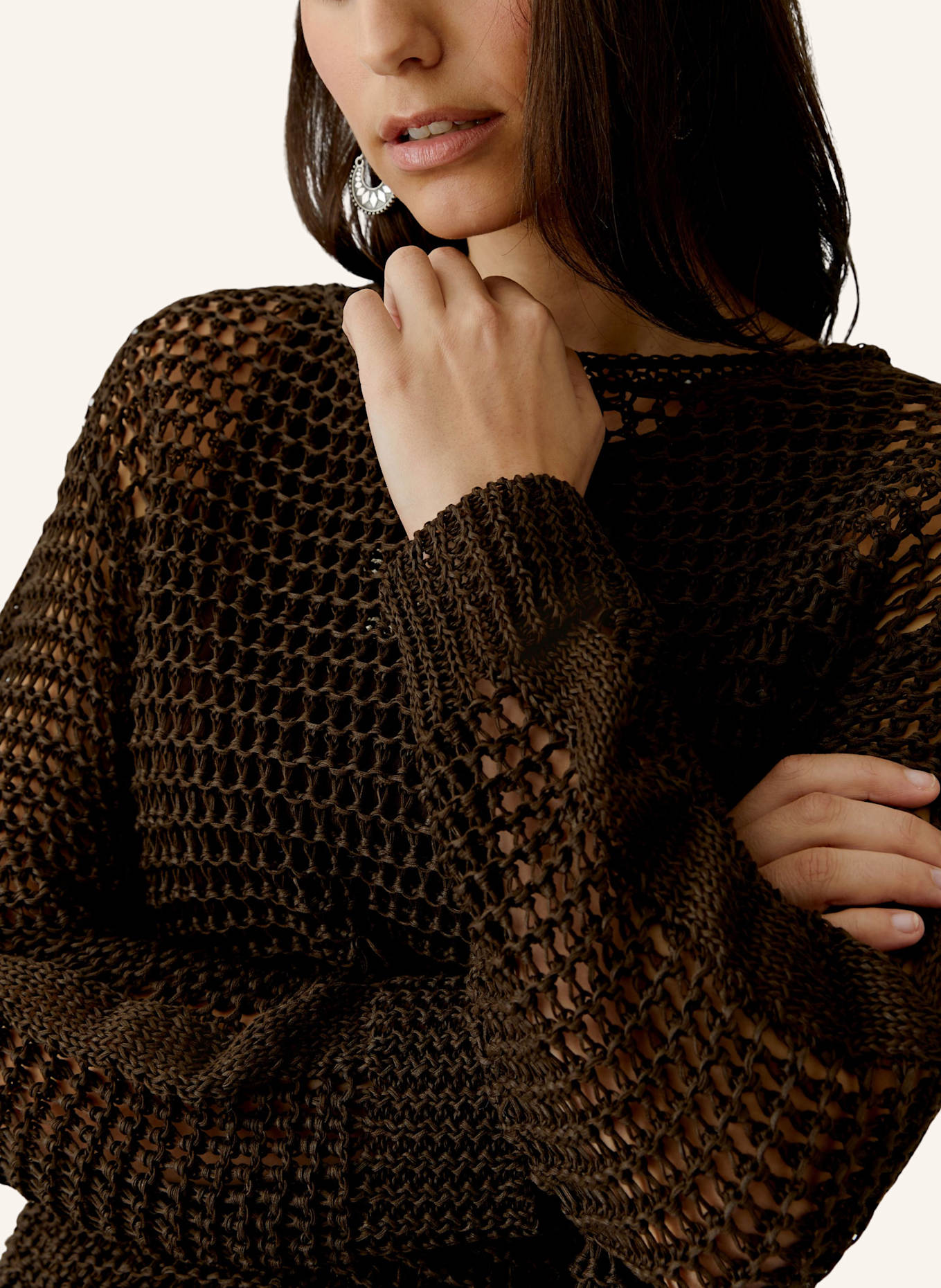 oui Pullover: BRAUN