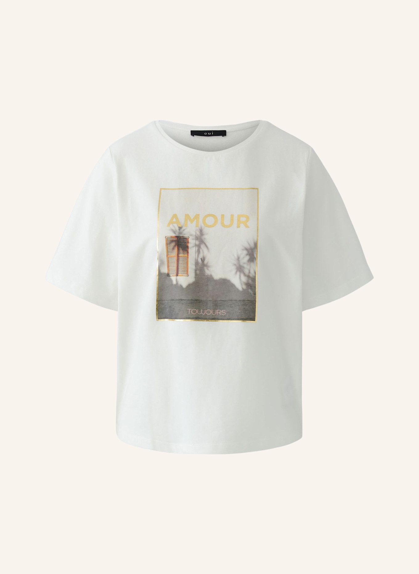 oui T-Shirt: WEISS