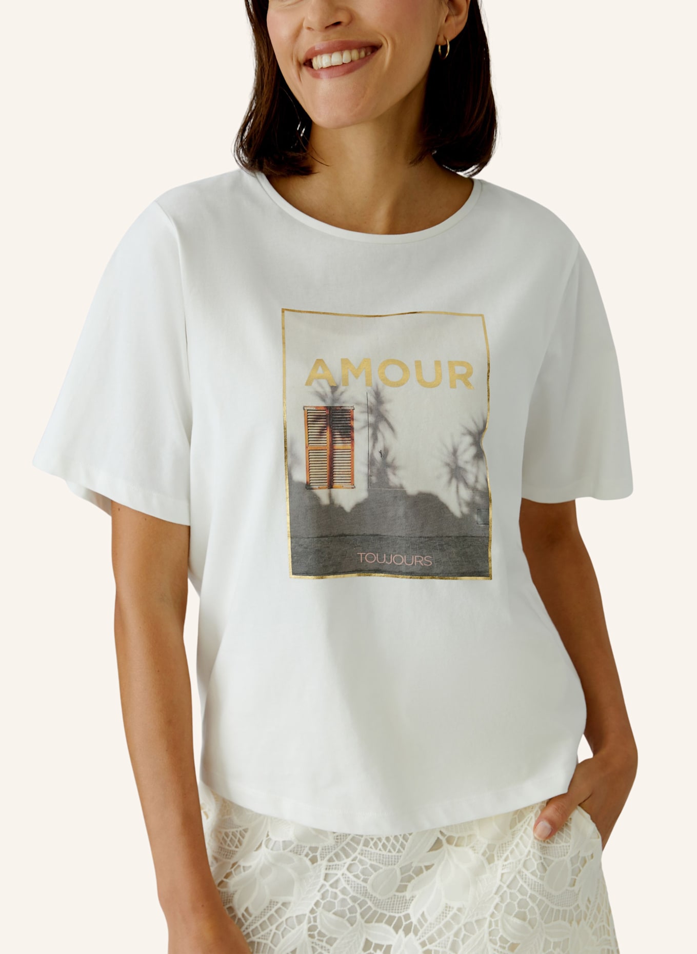 oui T-Shirt: WEISS