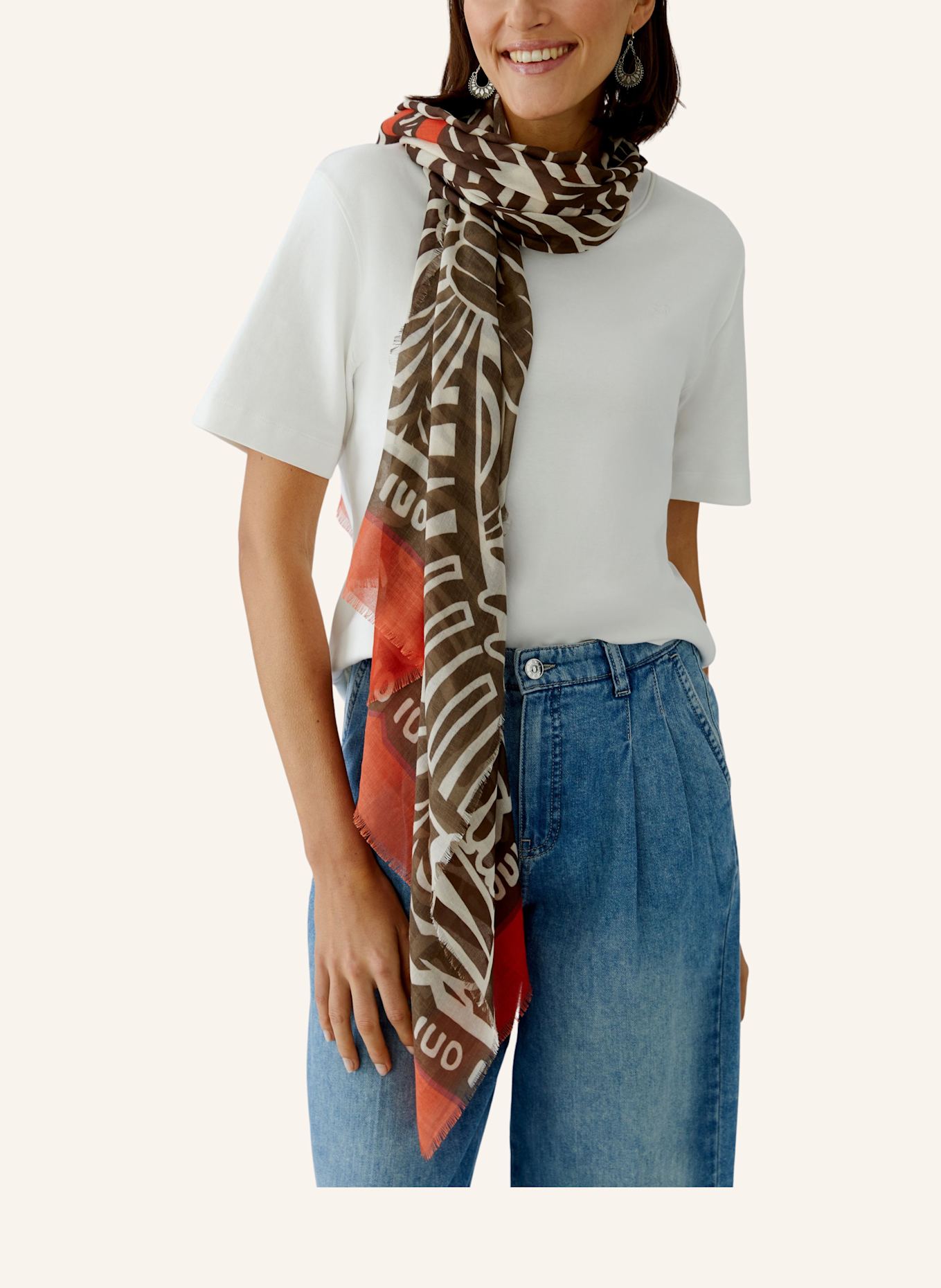 oui Oui Schal: BRAUN