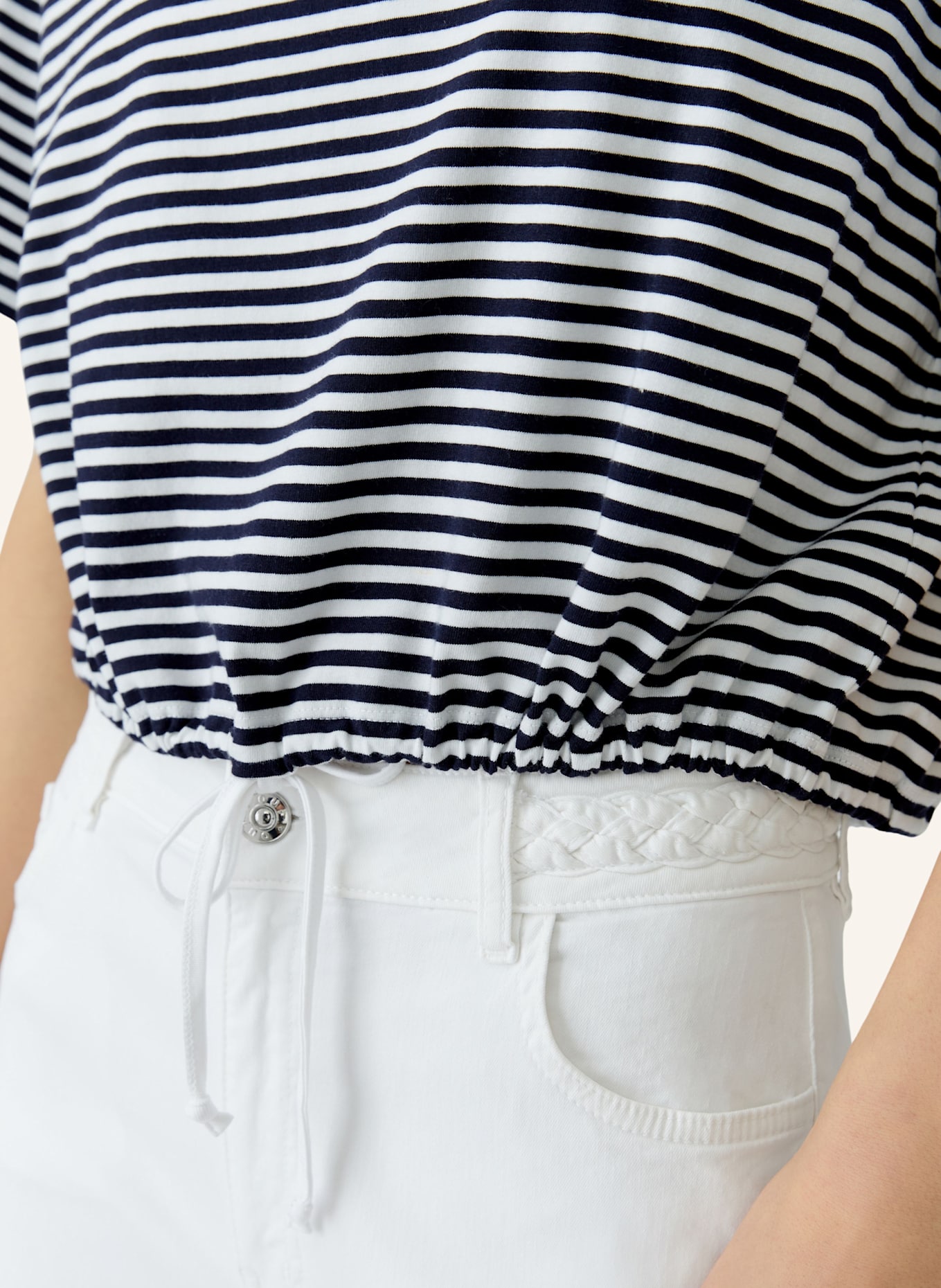 oui T-Shirt: WEISS/ BLAU