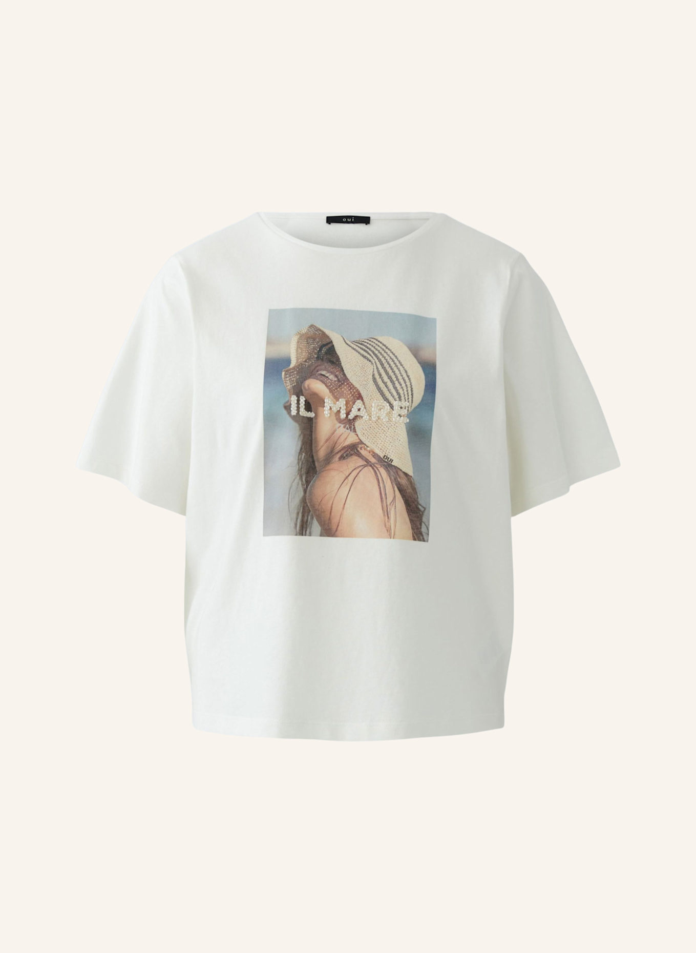 oui T-Shirt: WEISS