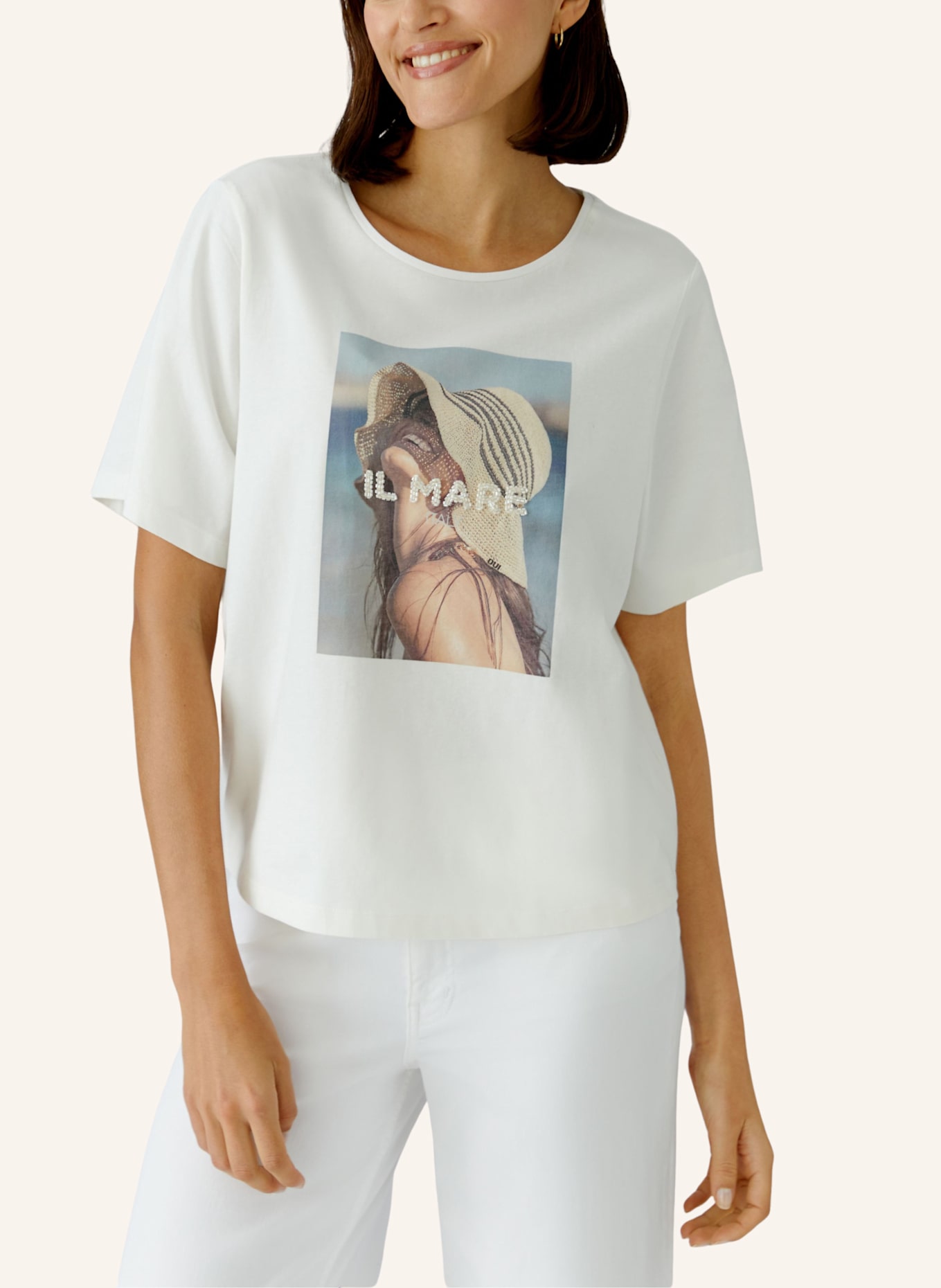 oui T-Shirt: WEISS