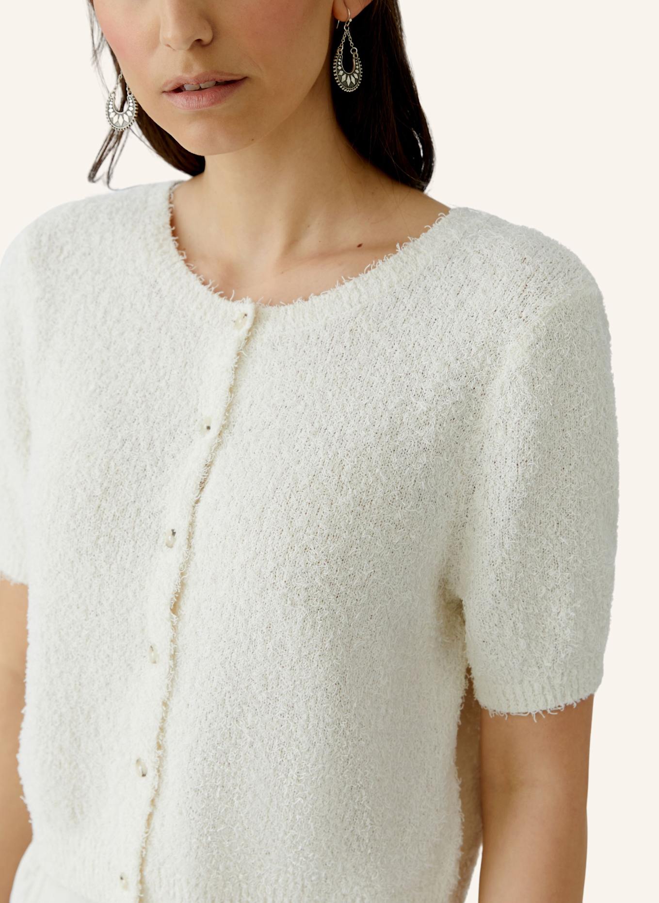 oui Strickjacke: WEISS