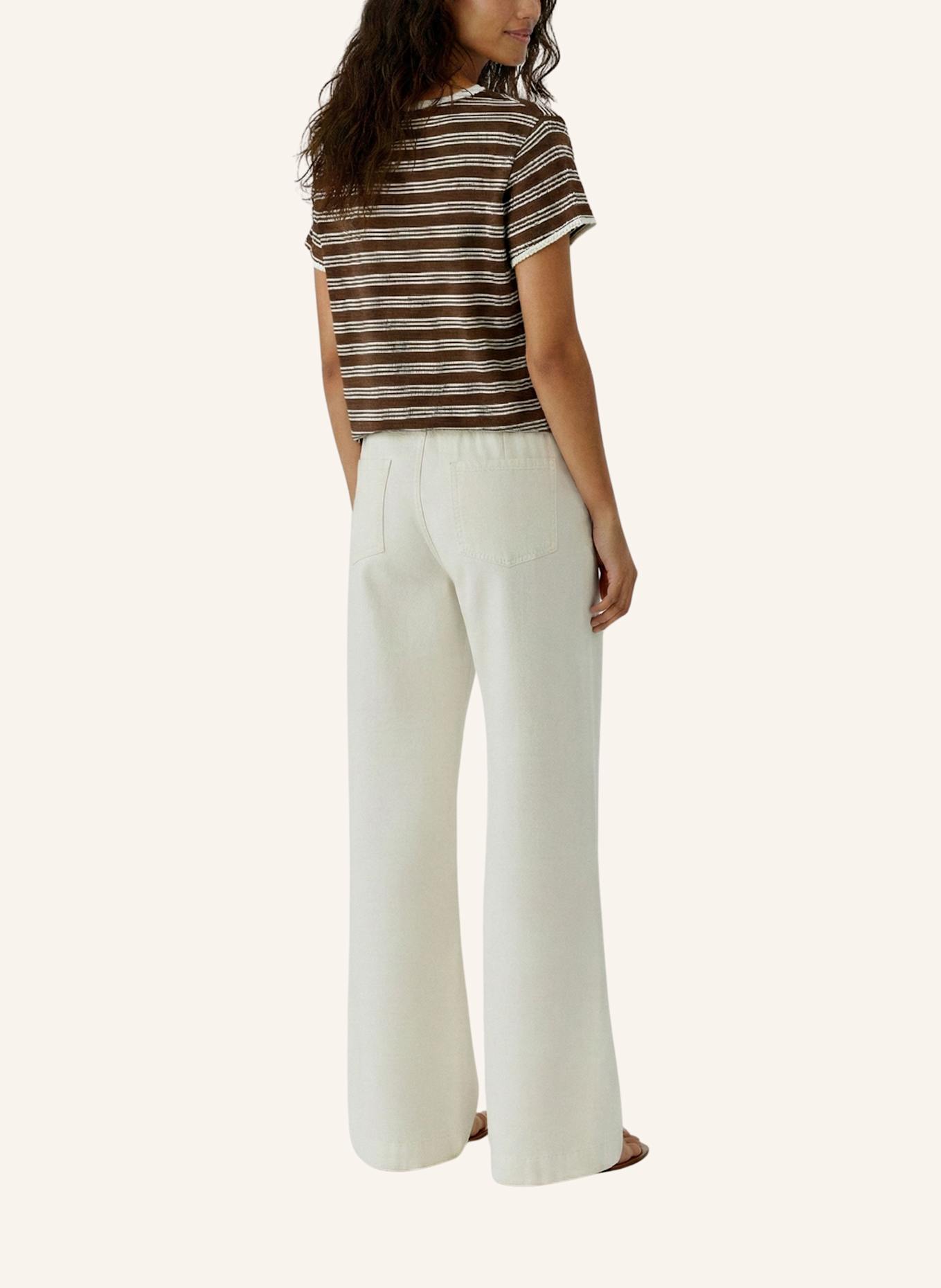 oui T-Shirt: BRAUN/ BEIGE