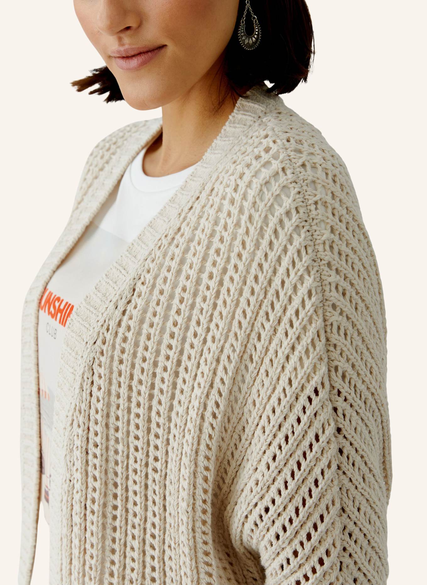 oui Strickjacke: BEIGE