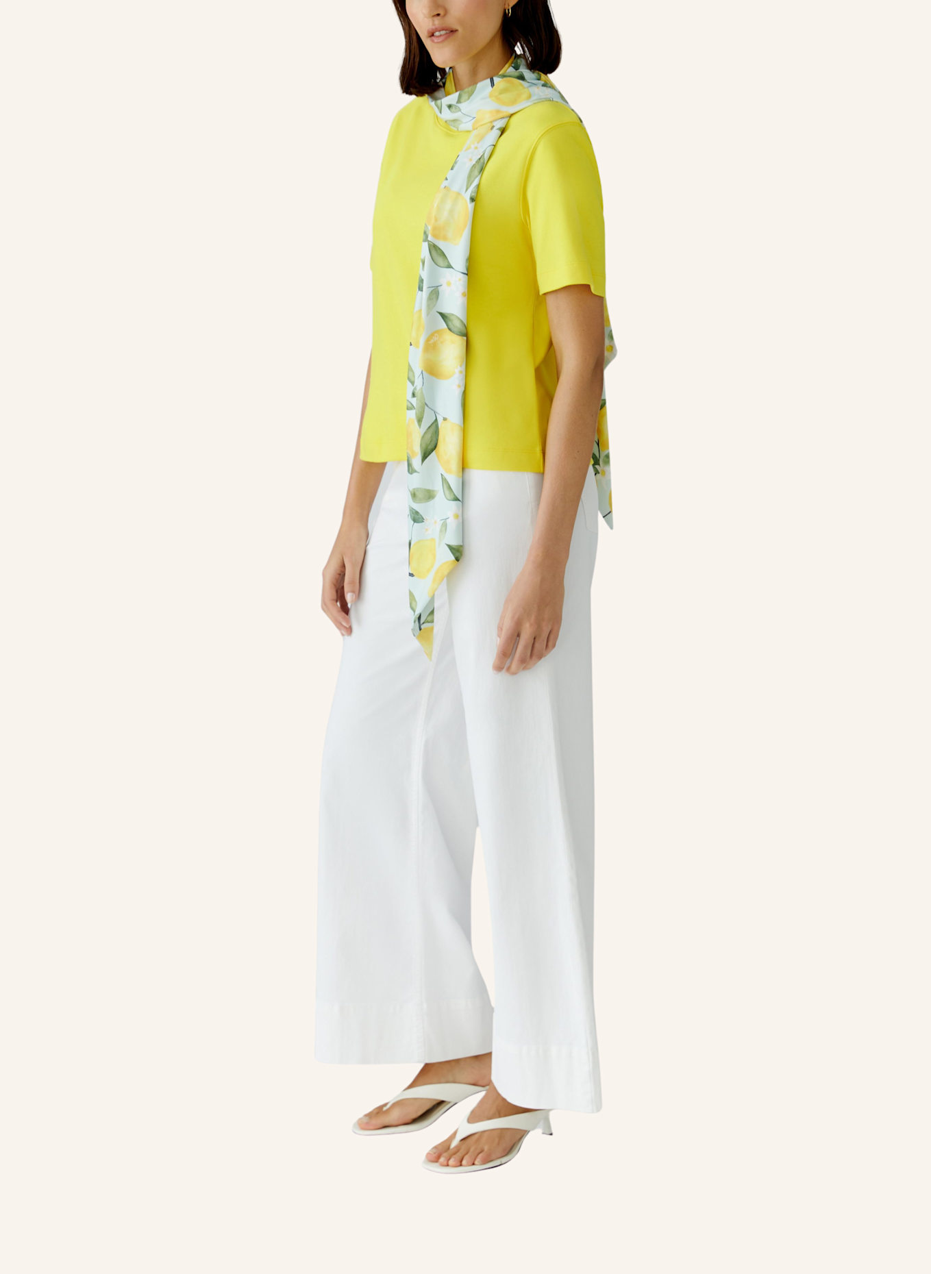 oui Oui Schal: GRÜN/ GELB