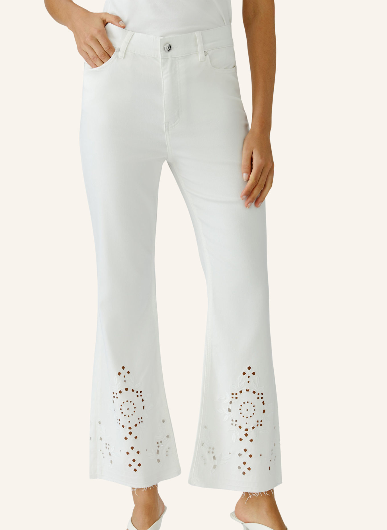 oui Jeans: WEISS