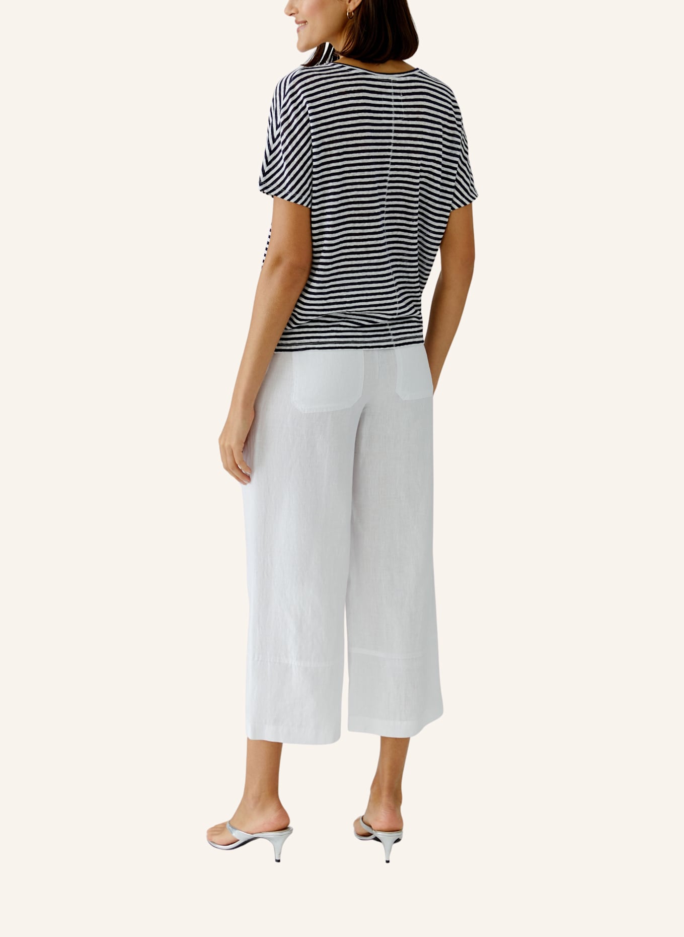 oui T-Shirt: WEISS/ BLAU