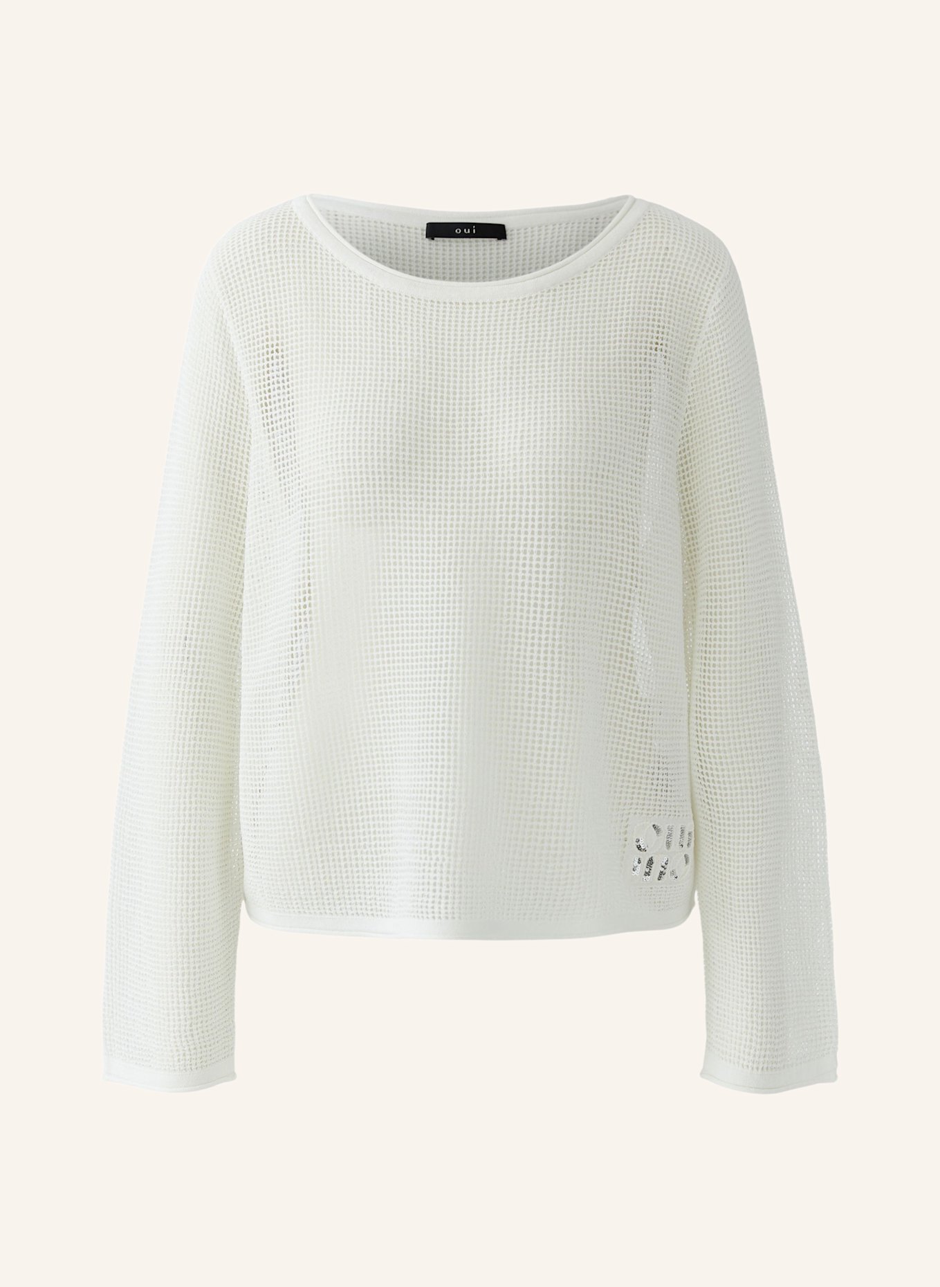 oui Pullover: WEISS