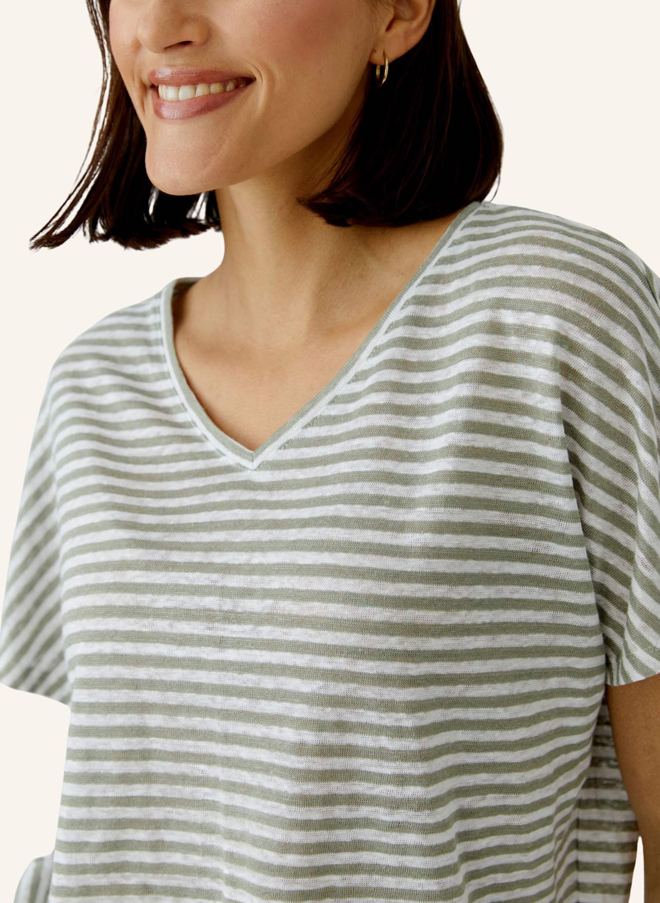 oui T-Shirt: WEISS/ GRÜN