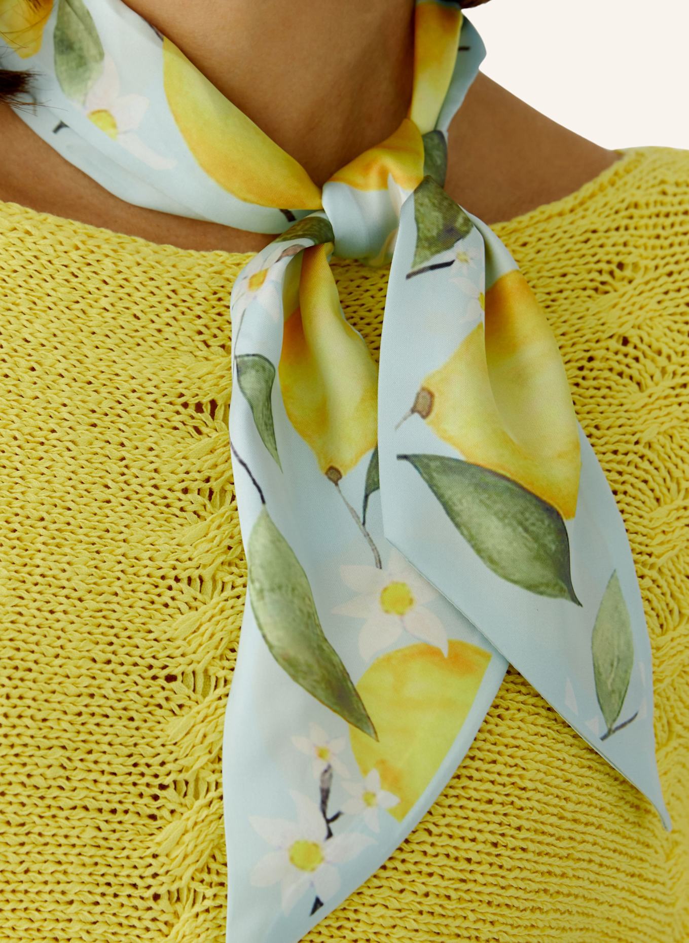 oui Oui Schal: GRÜN/ GELB