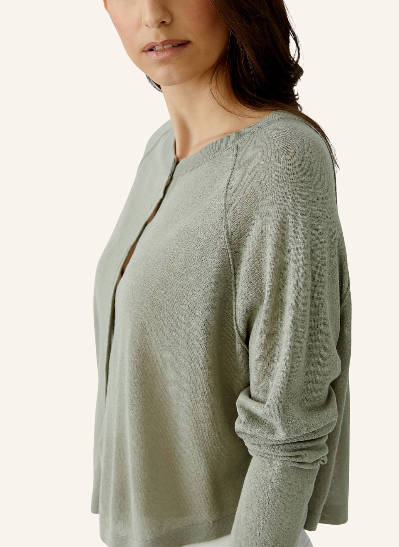 oui Strickjacke: GRÜN