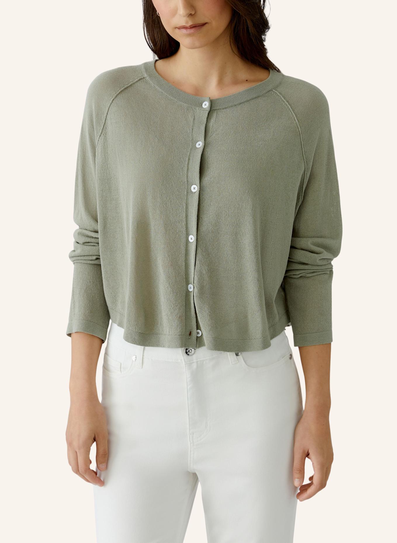 oui Strickjacke: GRÜN