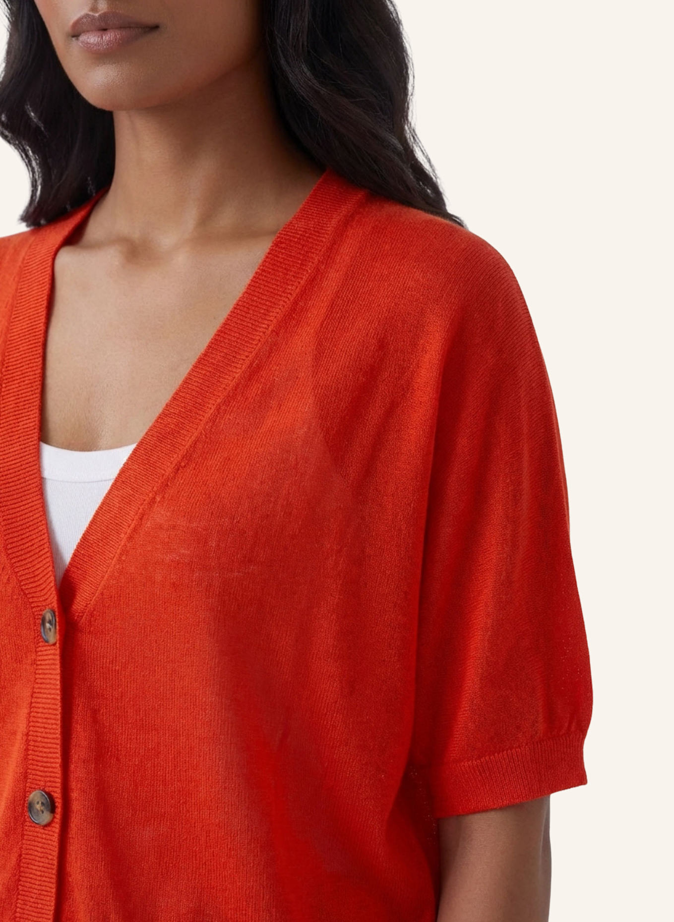 oui Strickjacke: ROT