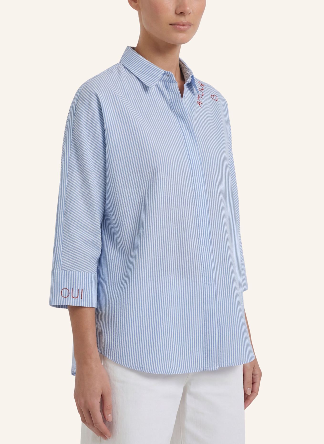 oui Bluse: BLAU