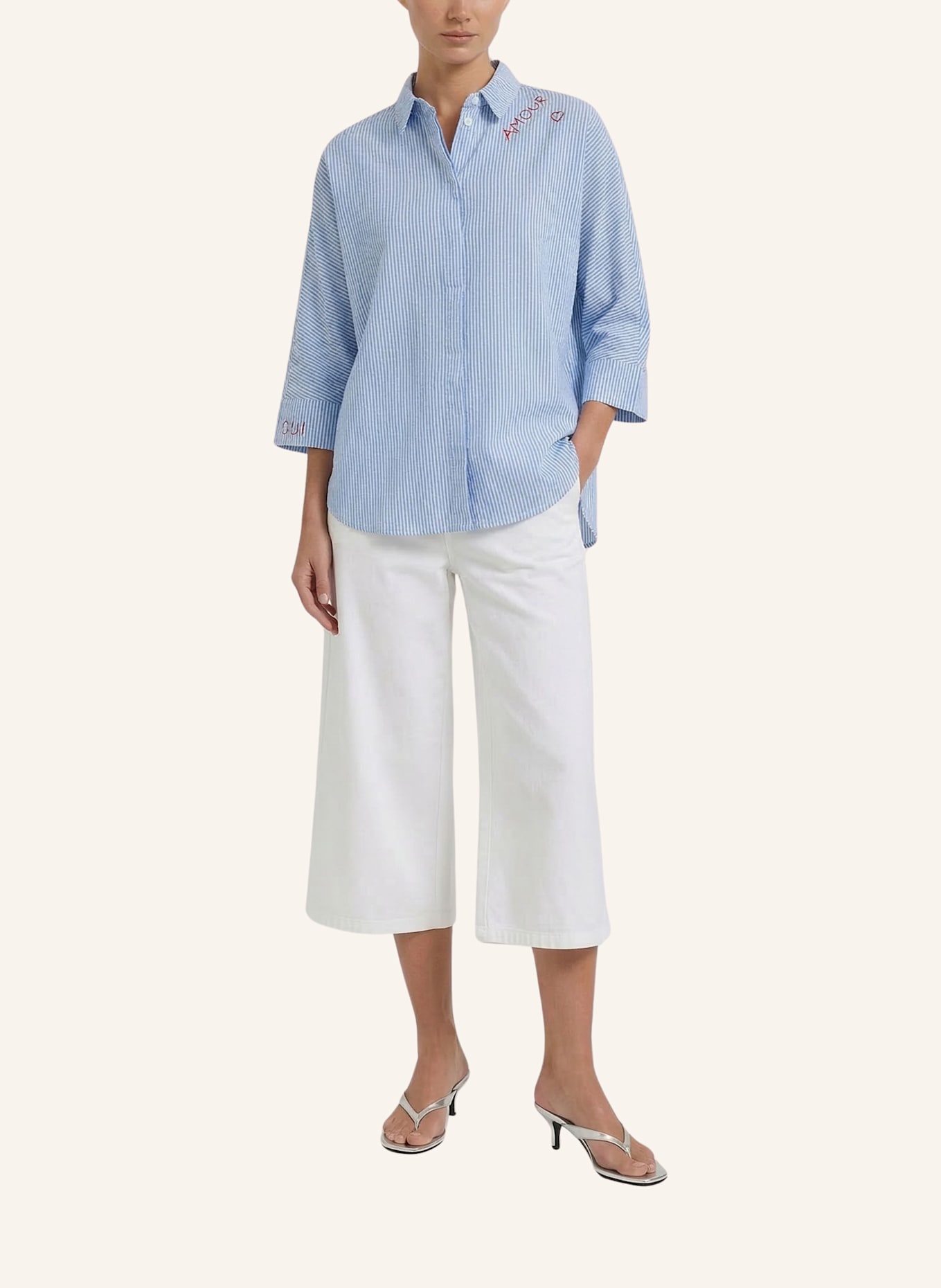 oui Bluse: BLAU