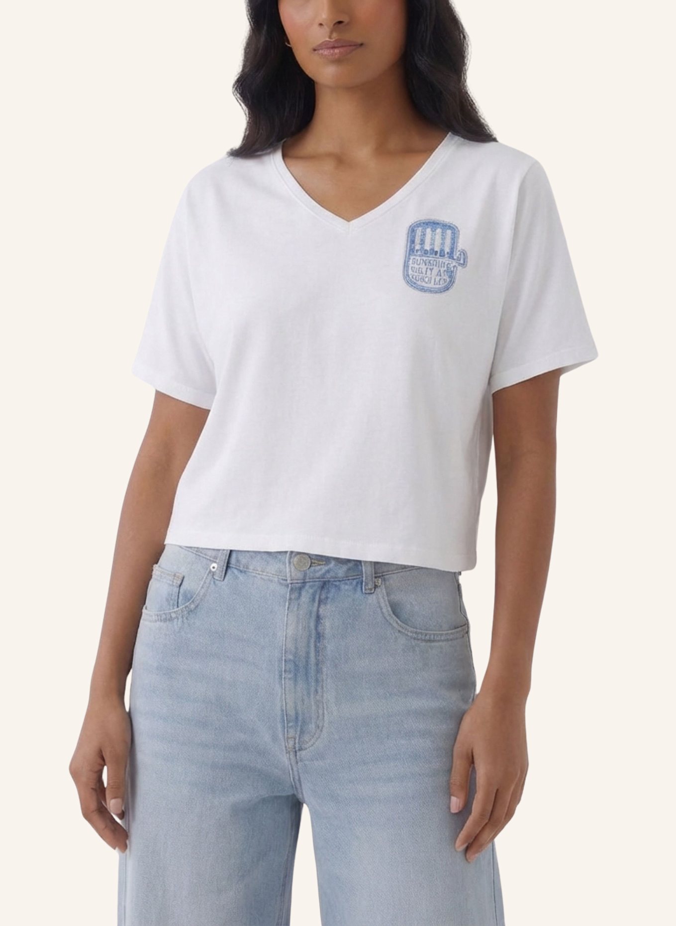 oui T-Shirt: WEISS