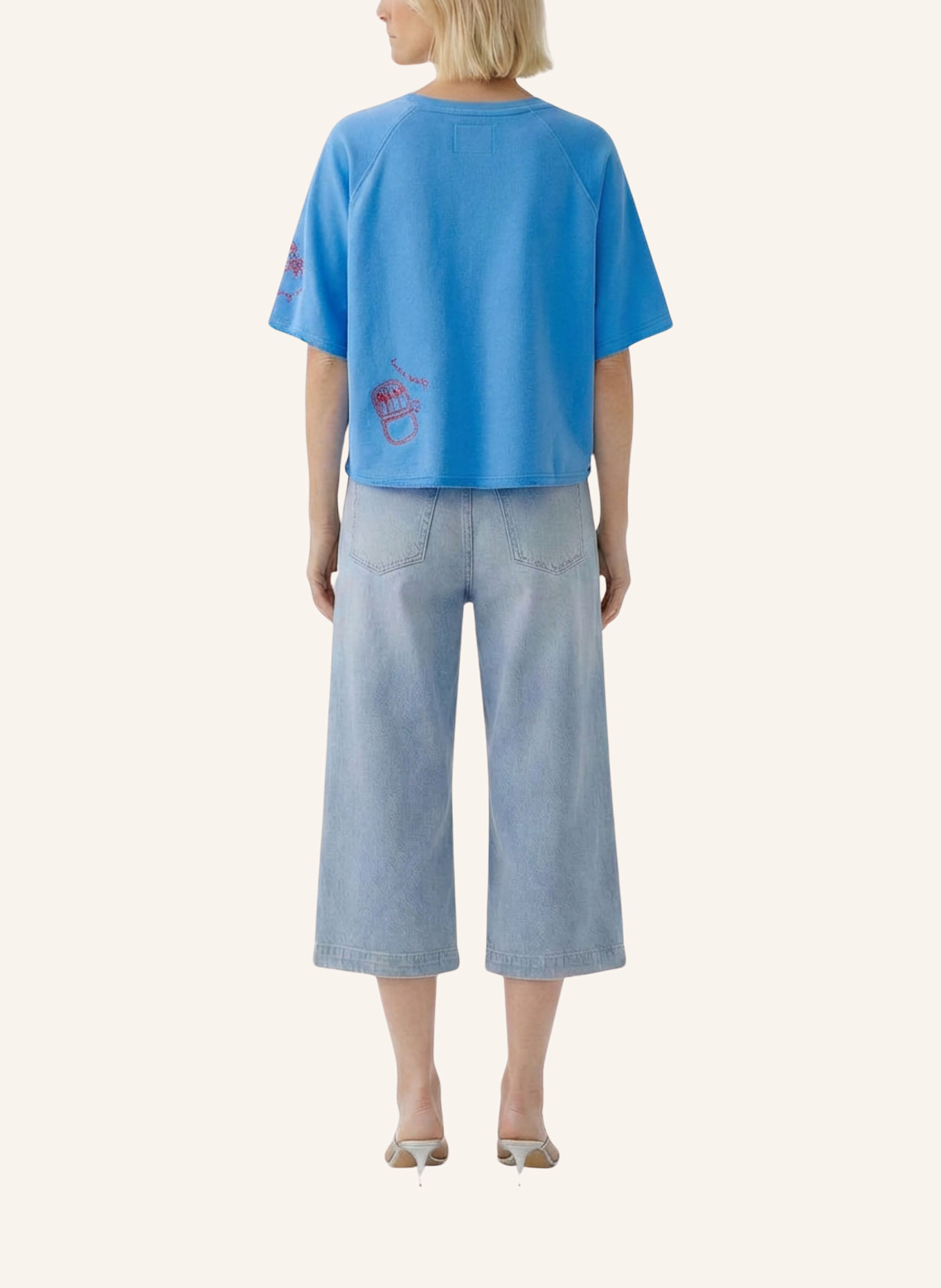 oui Sweatshirt: BLAU